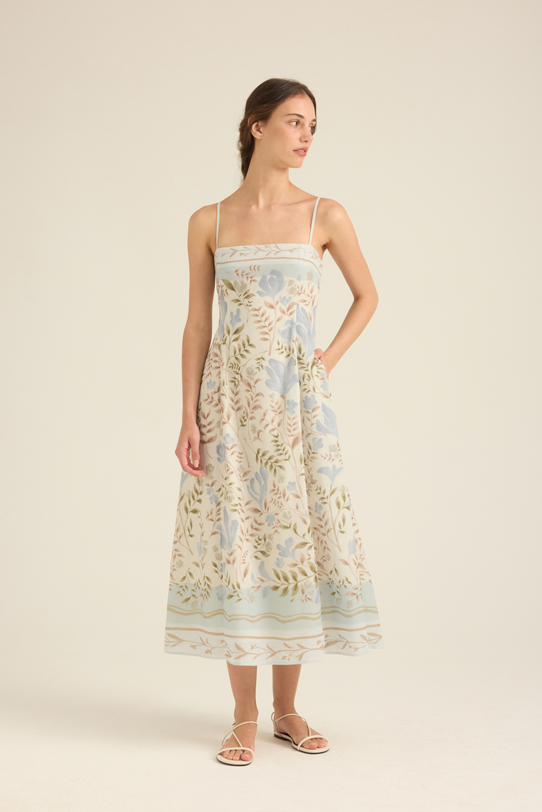 Garden Smocked-Back Sundress