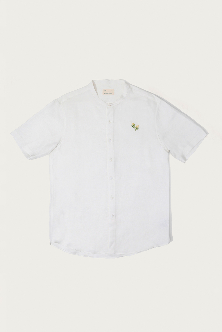 Garden Mandarin Collar Shirt
