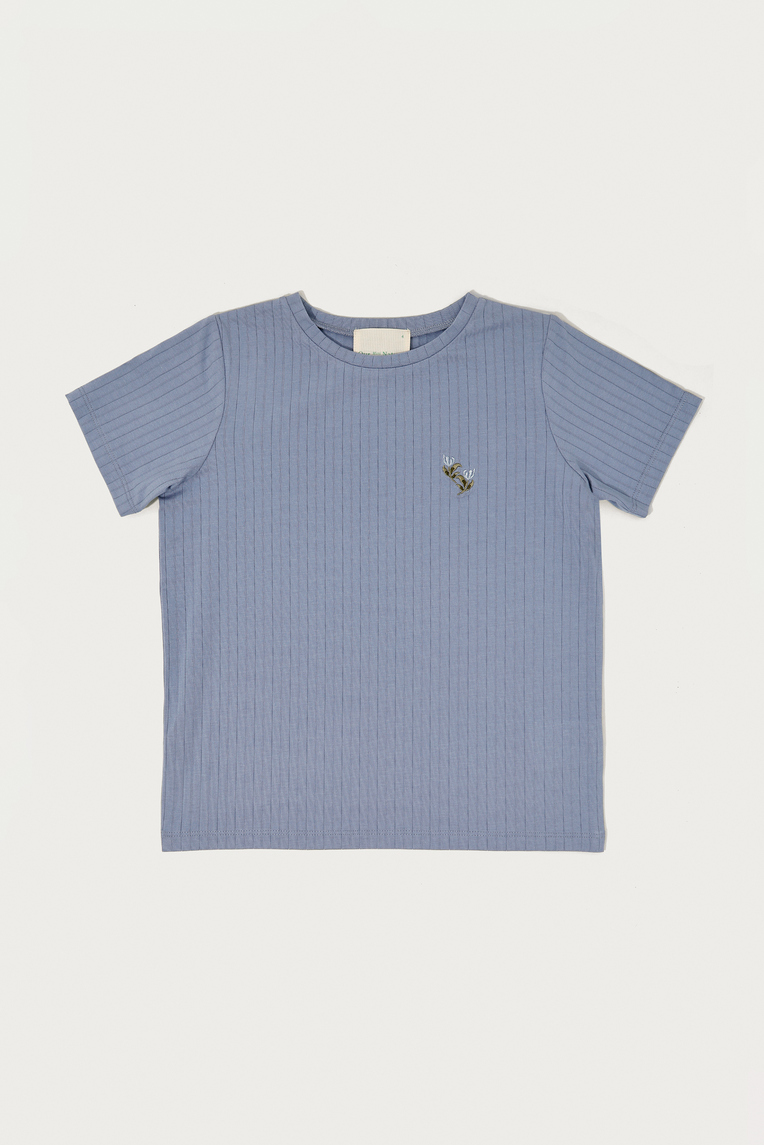 Garden Embroidered Knit Tee