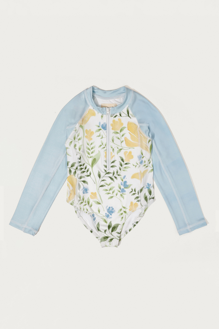 Garden Long-Sleeved Swimsuit