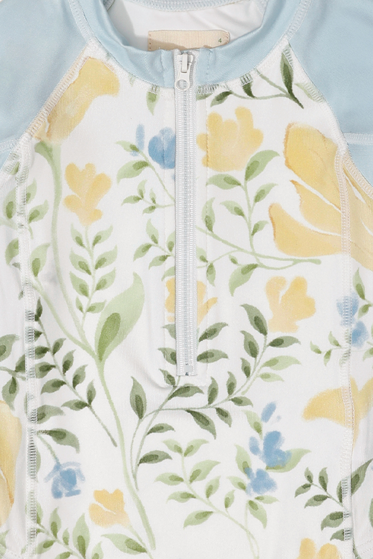 Garden Long-Sleeved Swimsuit