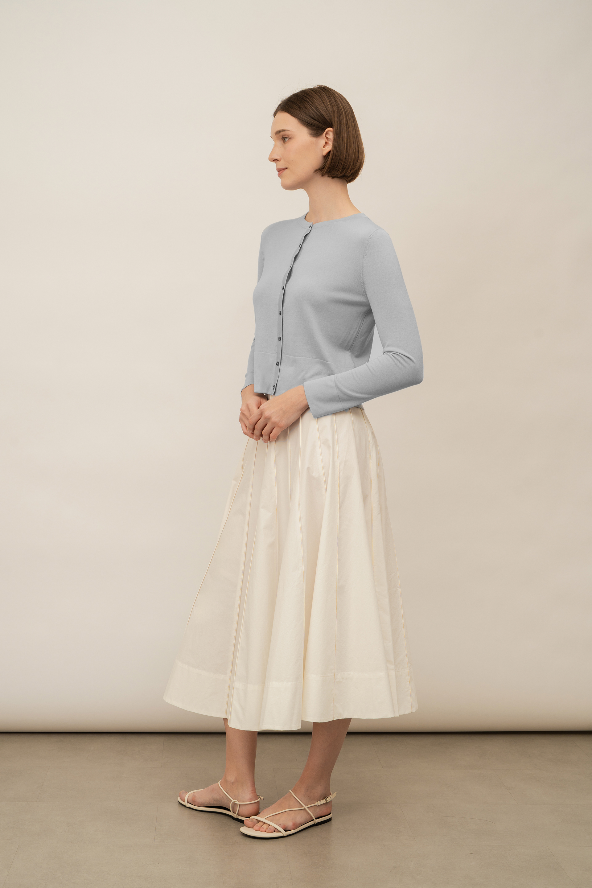 Silk Knit Cardigan