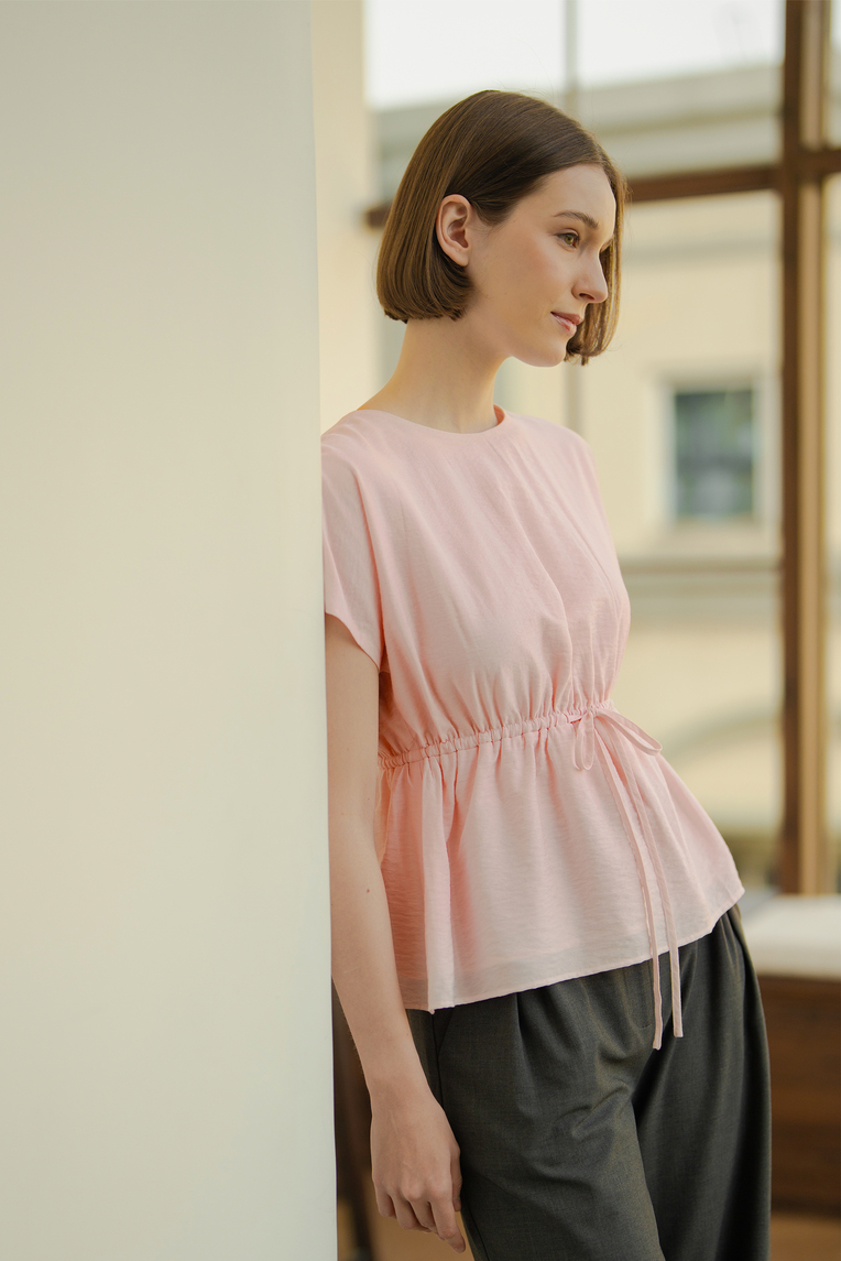 Textured Cotton Blouse