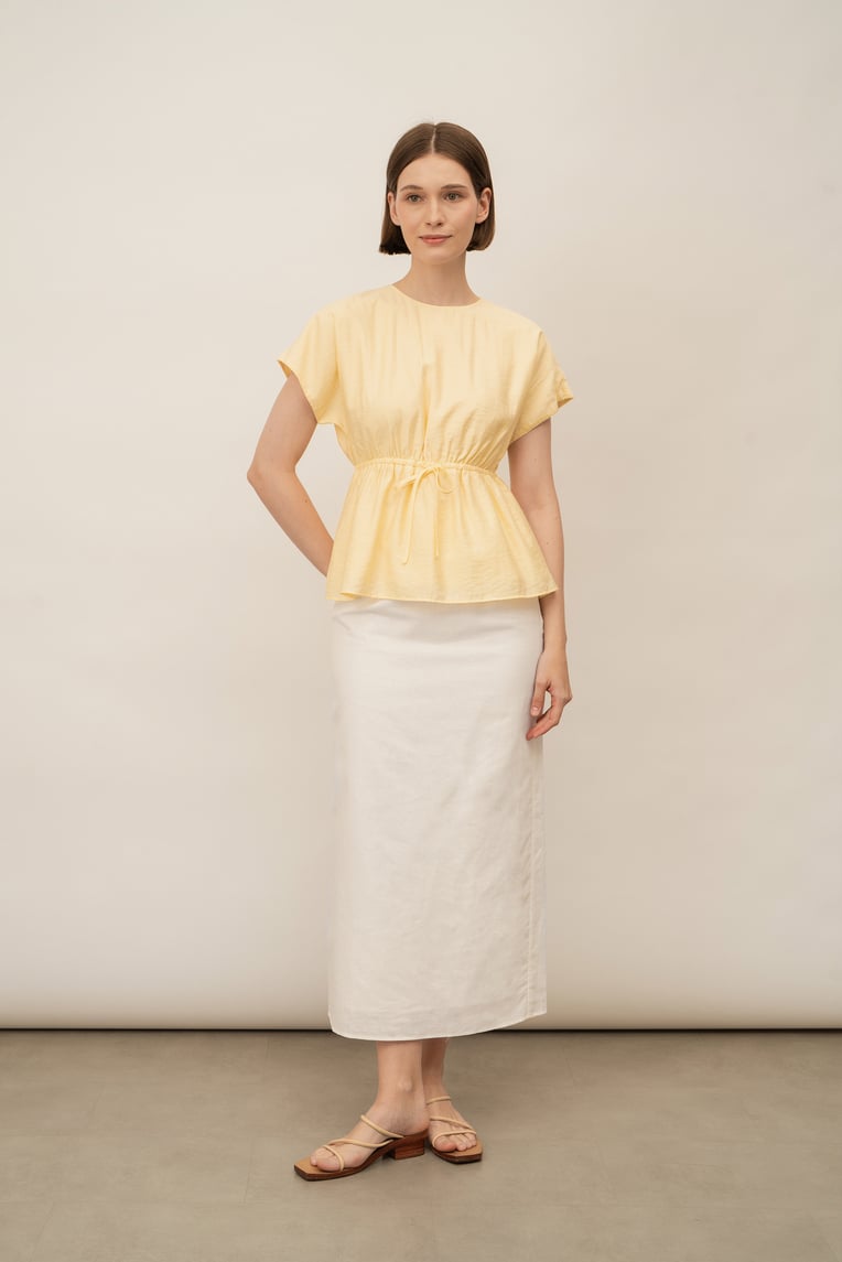 Textured Cotton Blouse