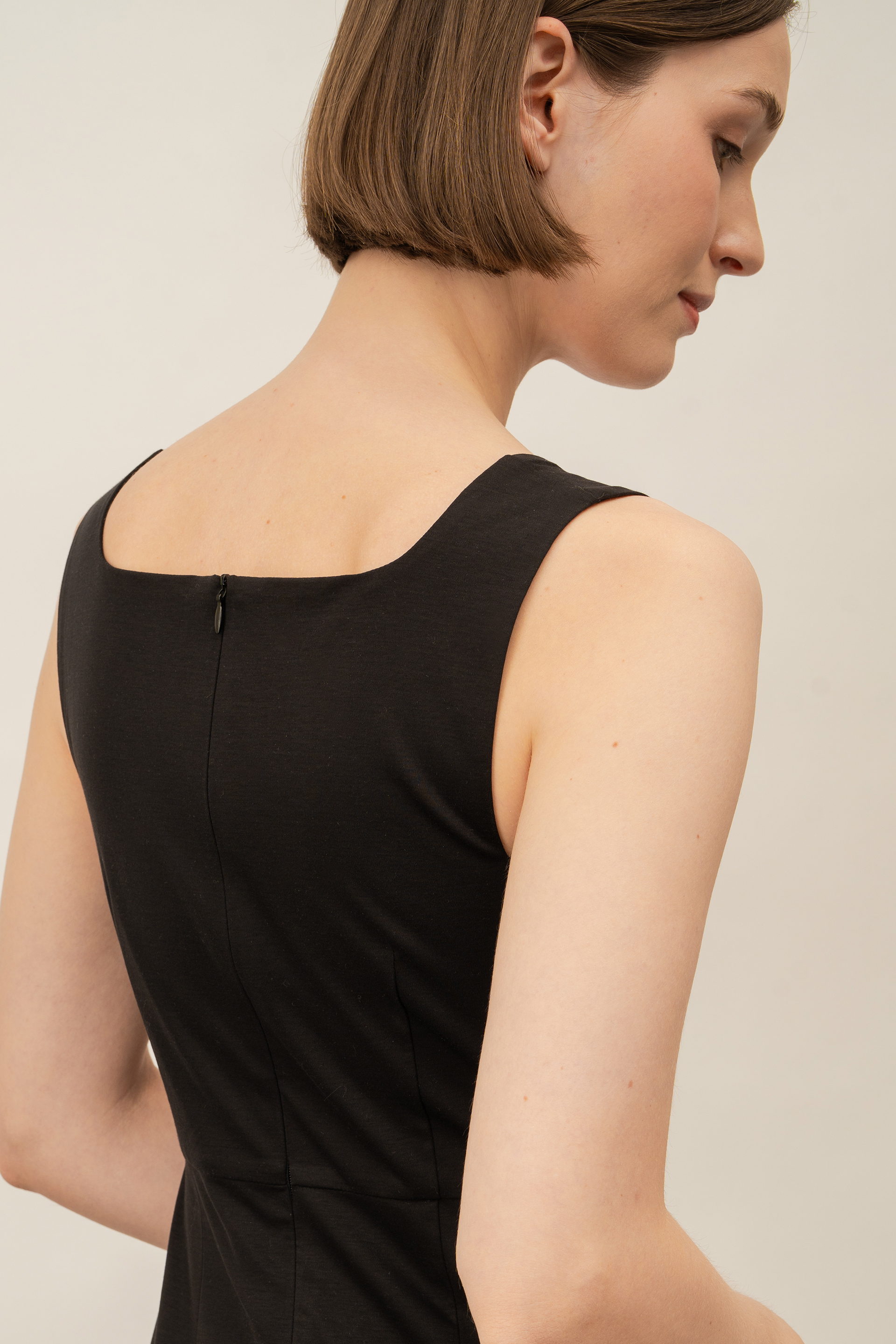Mulberry Silk Fitted Dress