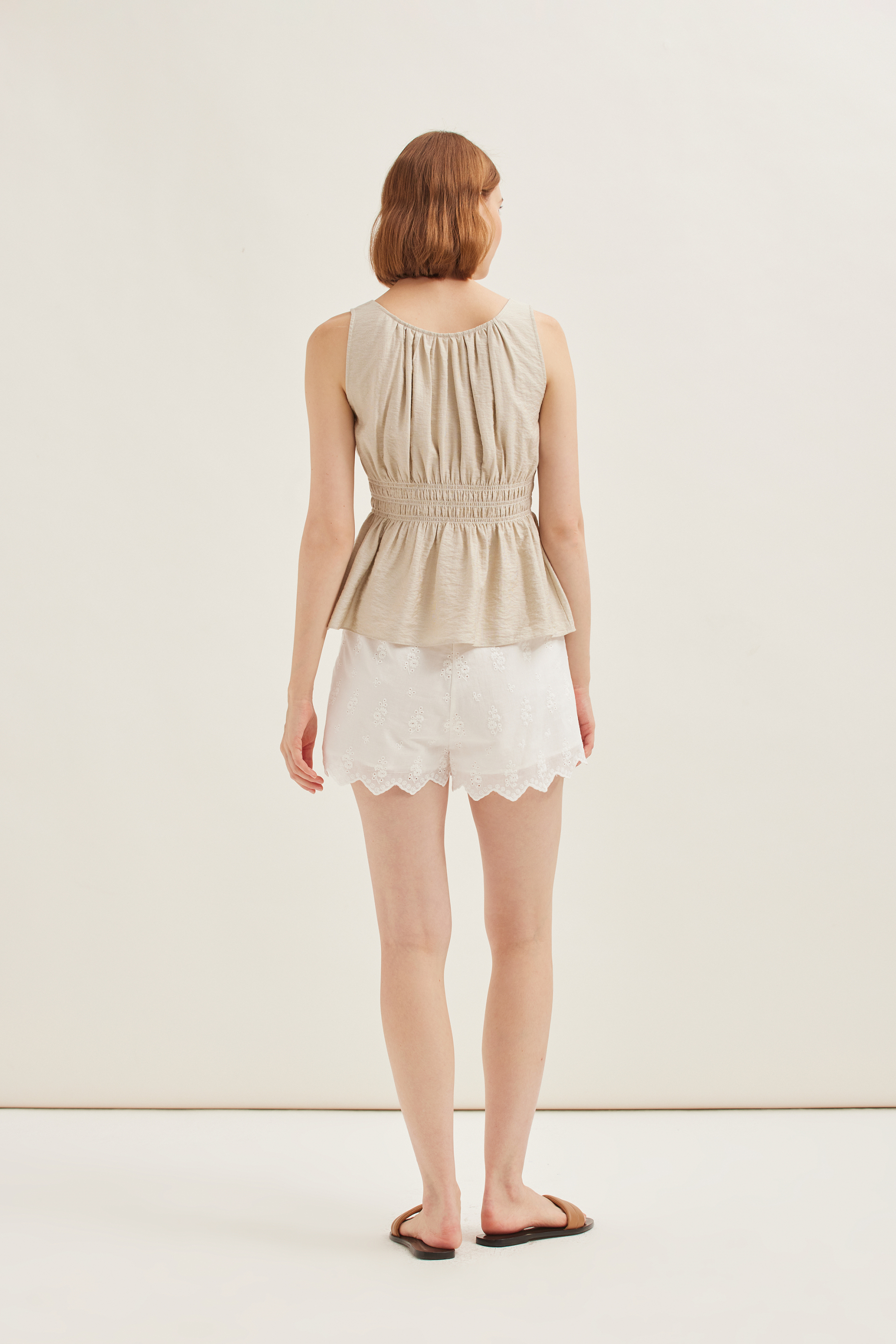 Smocked Rayon Top