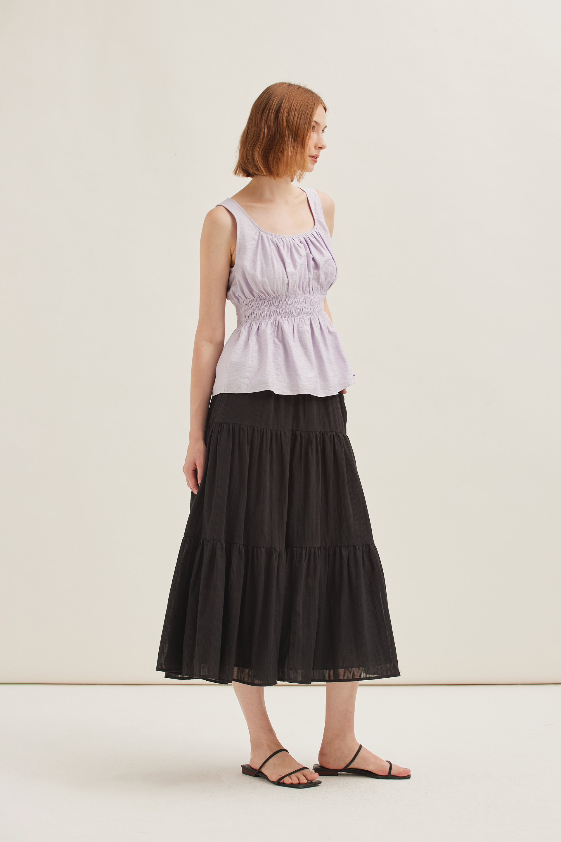 Smocked Rayon Top
