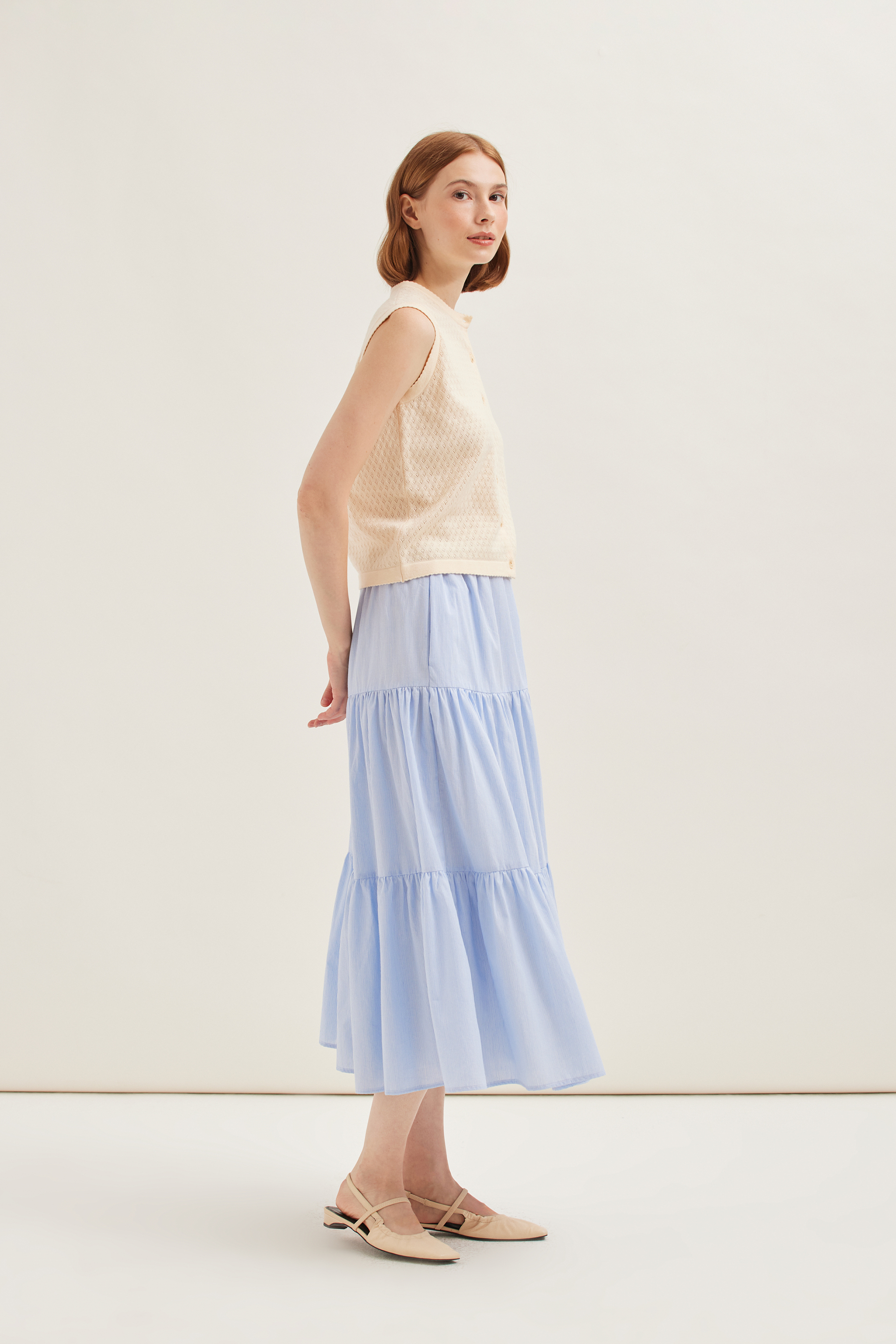 Pointelle Knit Top