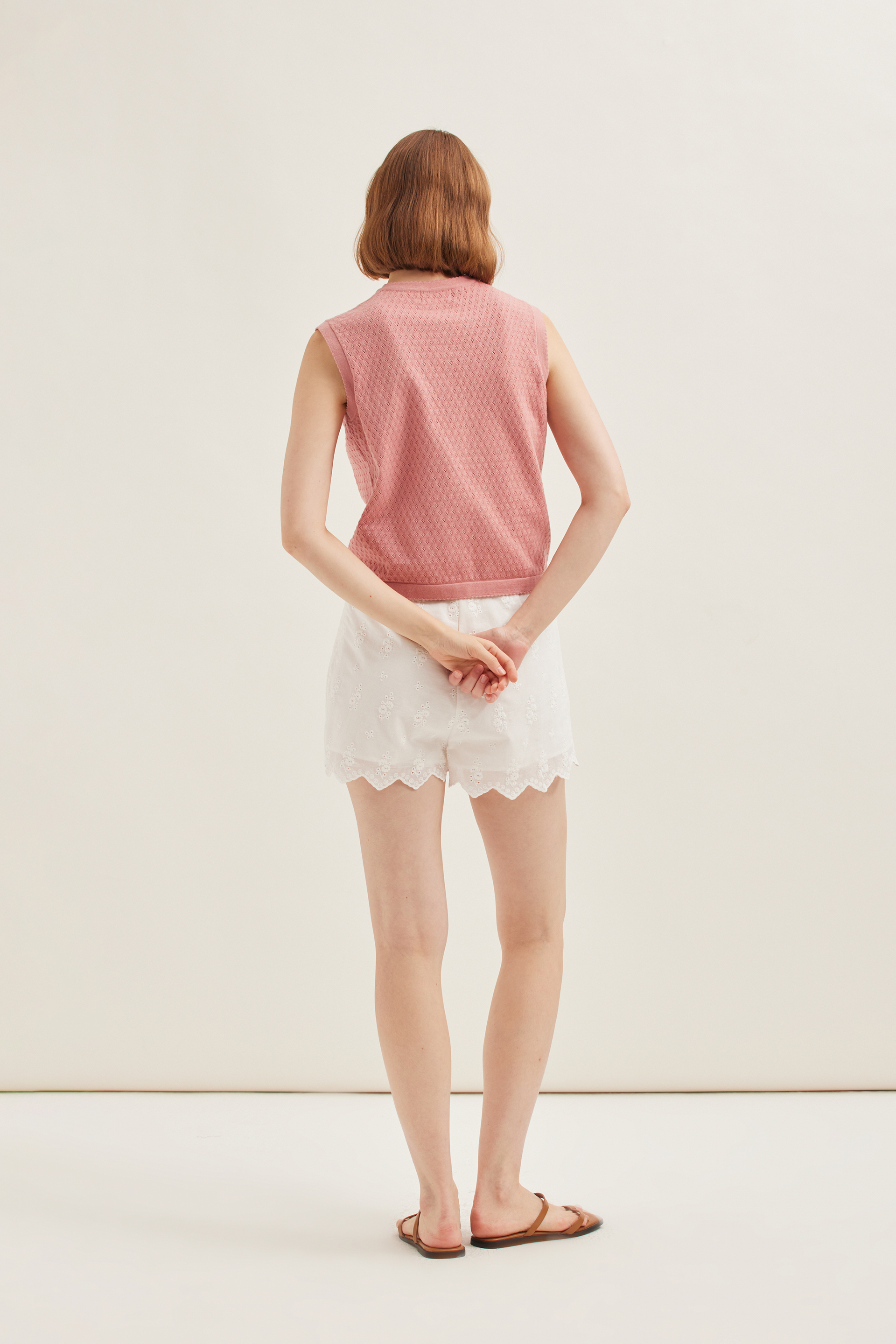 Pointelle Knit Top
