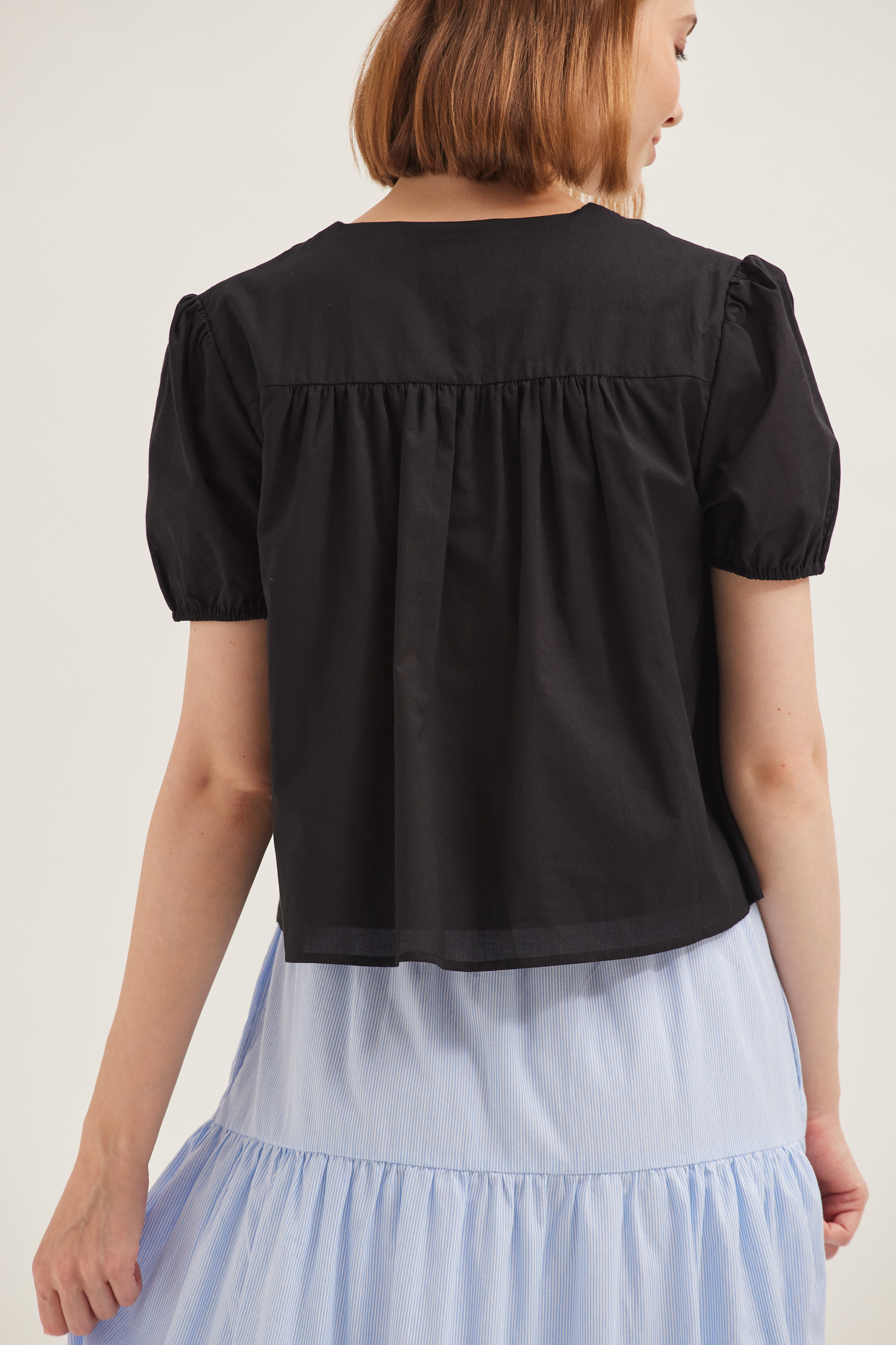 Cotton Broderie Blouse
