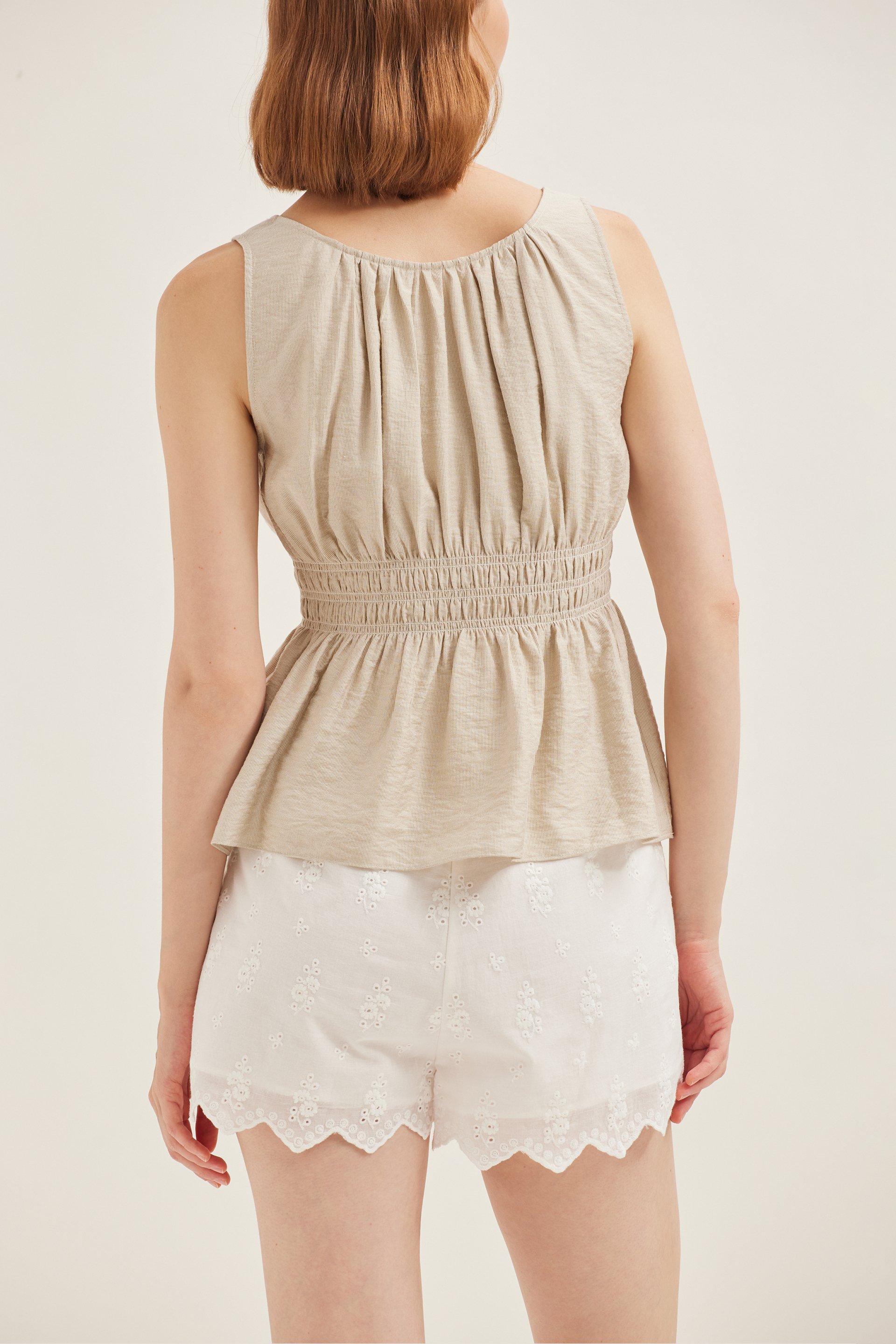 Cotton Broderie Shorts