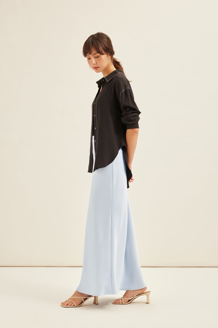 Satin Maxi Skirt