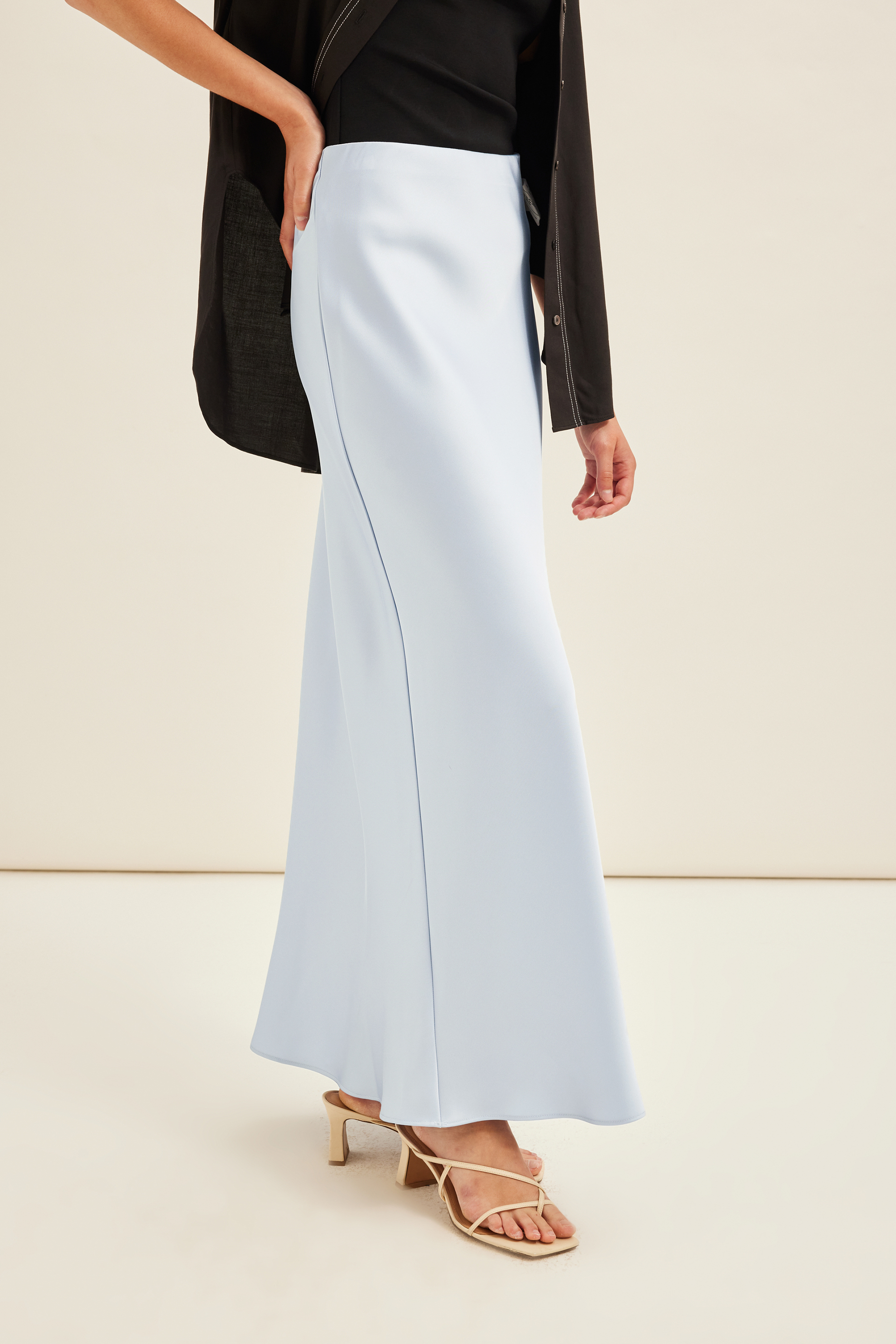 Satin Maxi Skirt