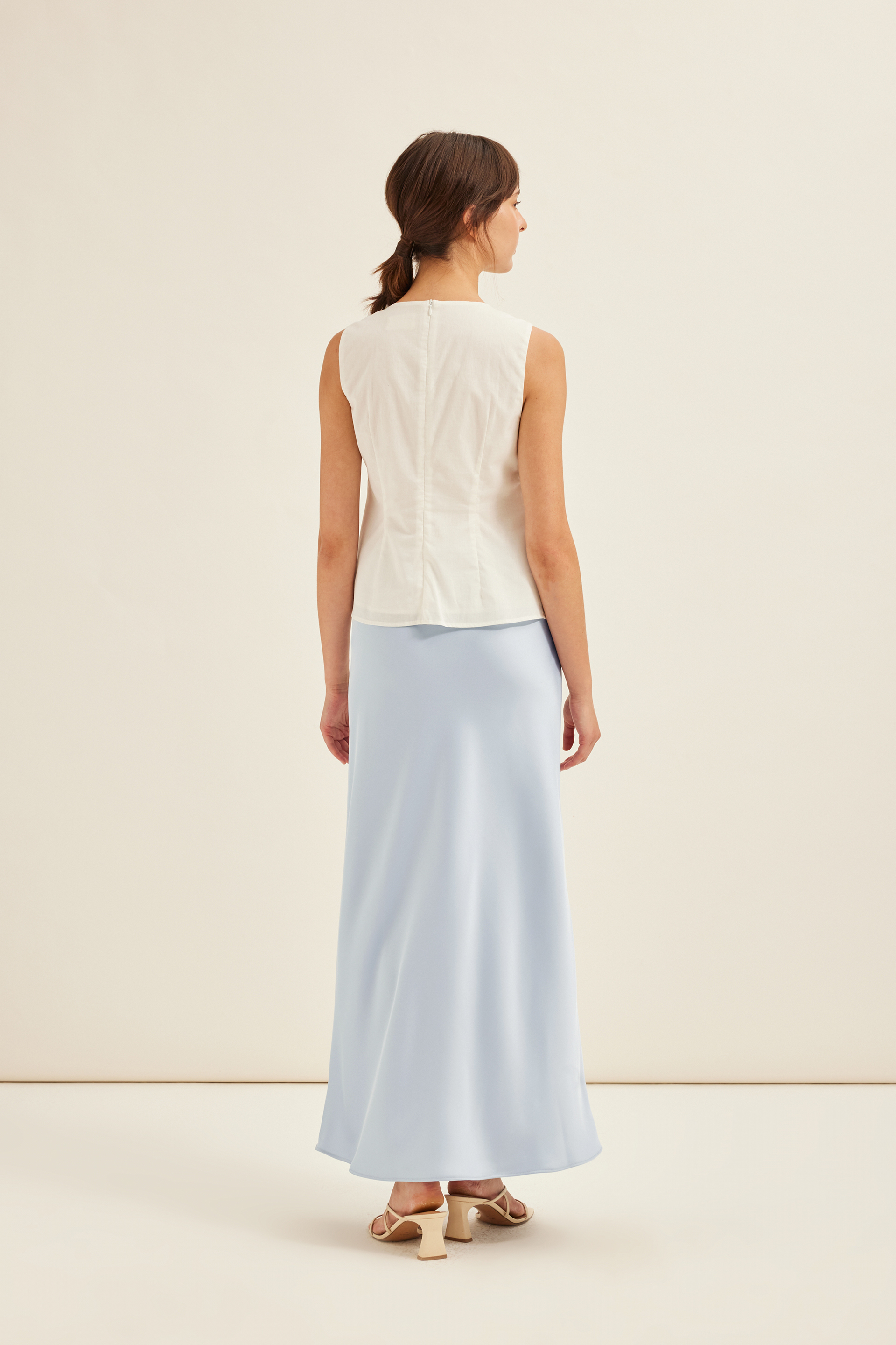 Satin Maxi Skirt
