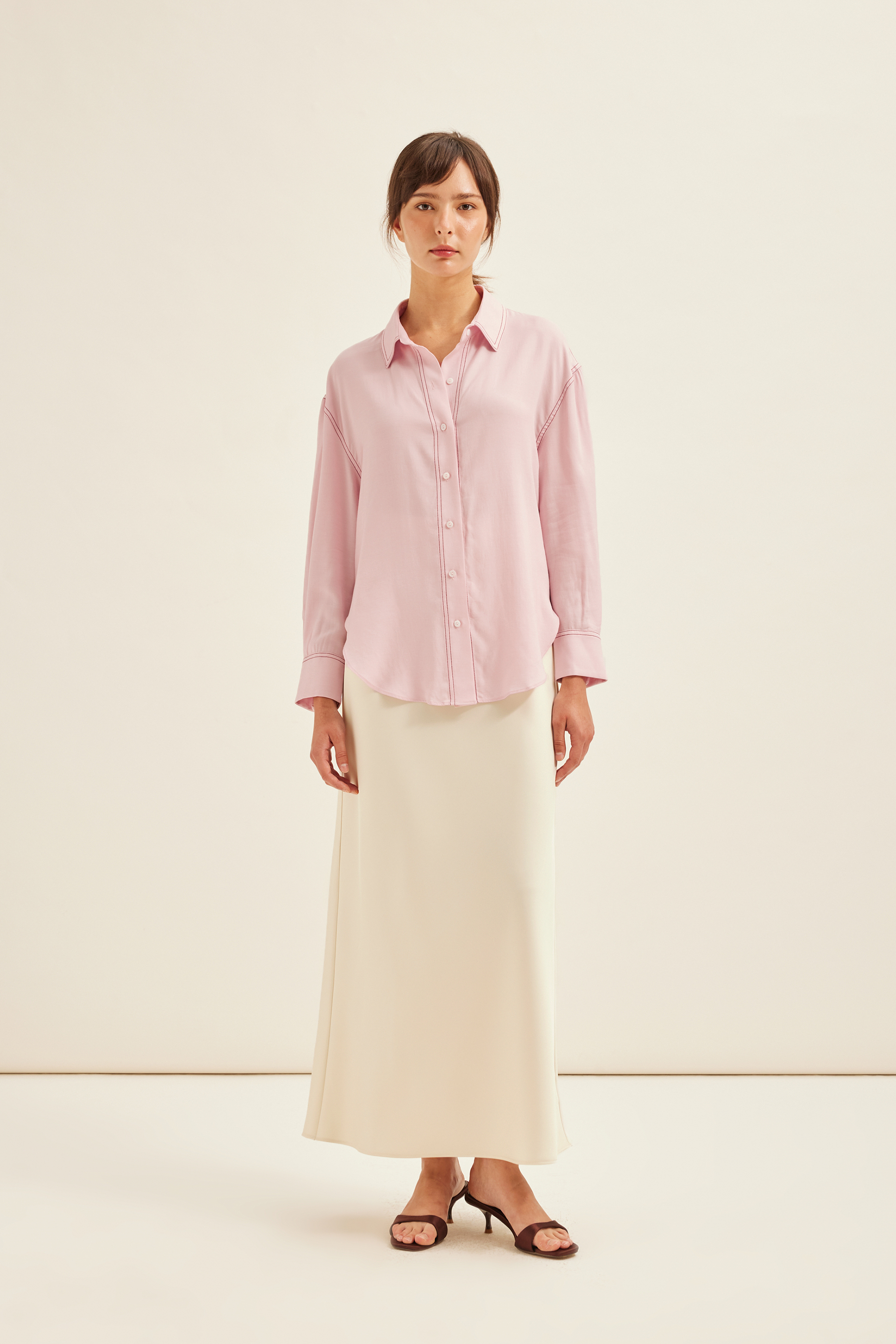 Satin Maxi Skirt