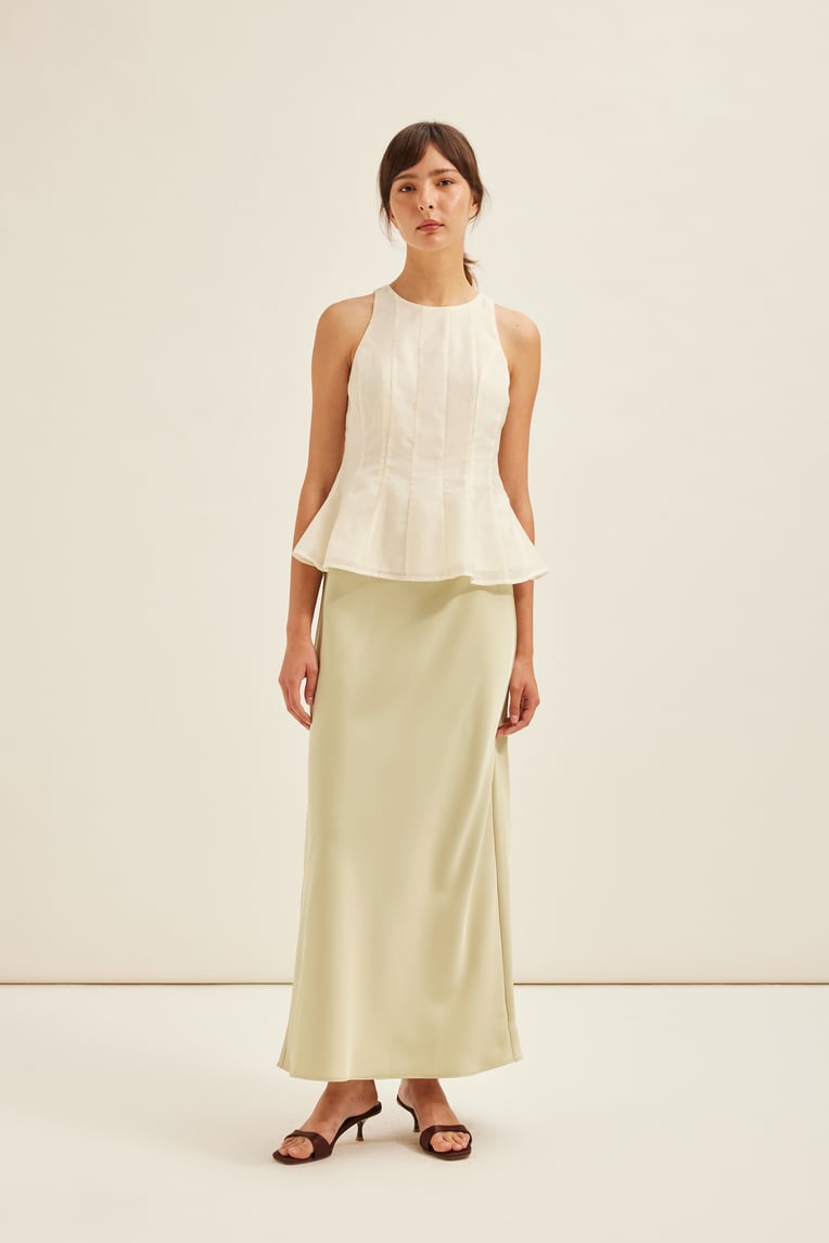 Satin Maxi Skirt