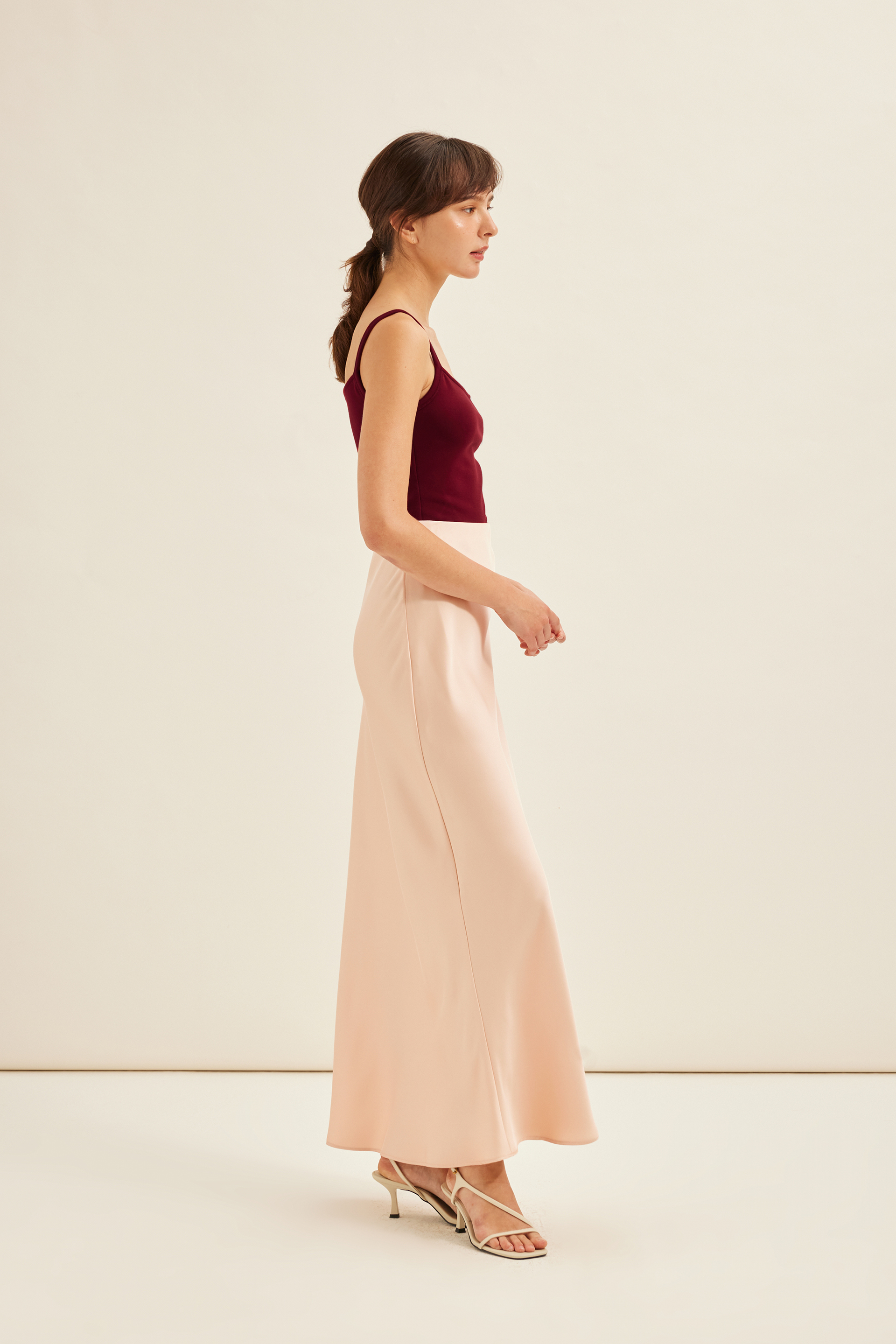 Satin Maxi Skirt