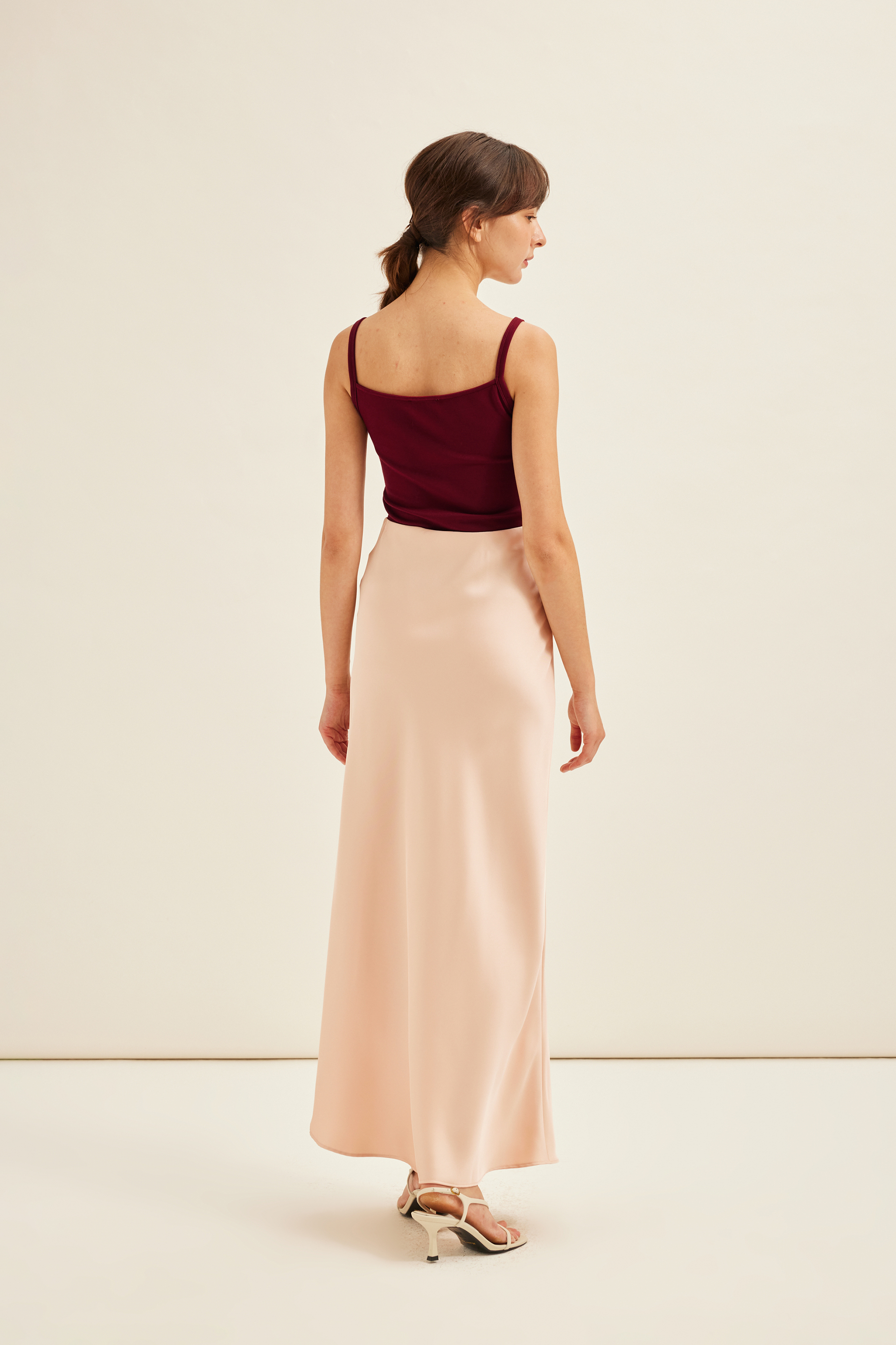 Satin Maxi Skirt