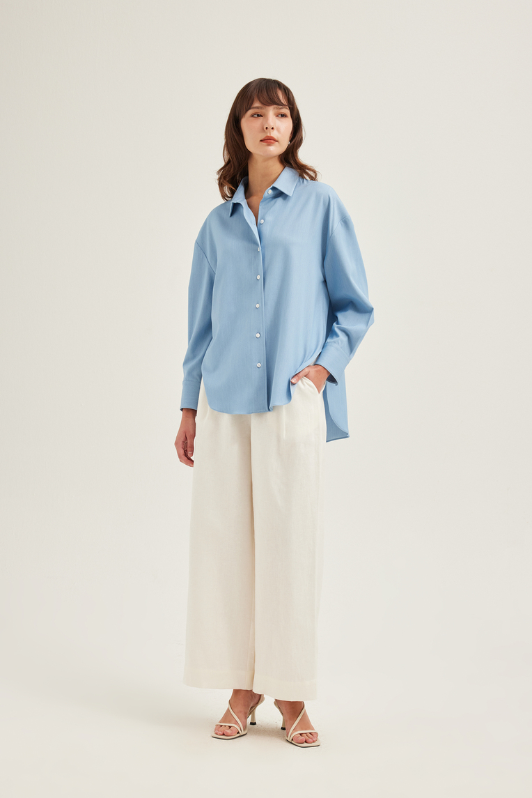 Chambray Oversized Shirt