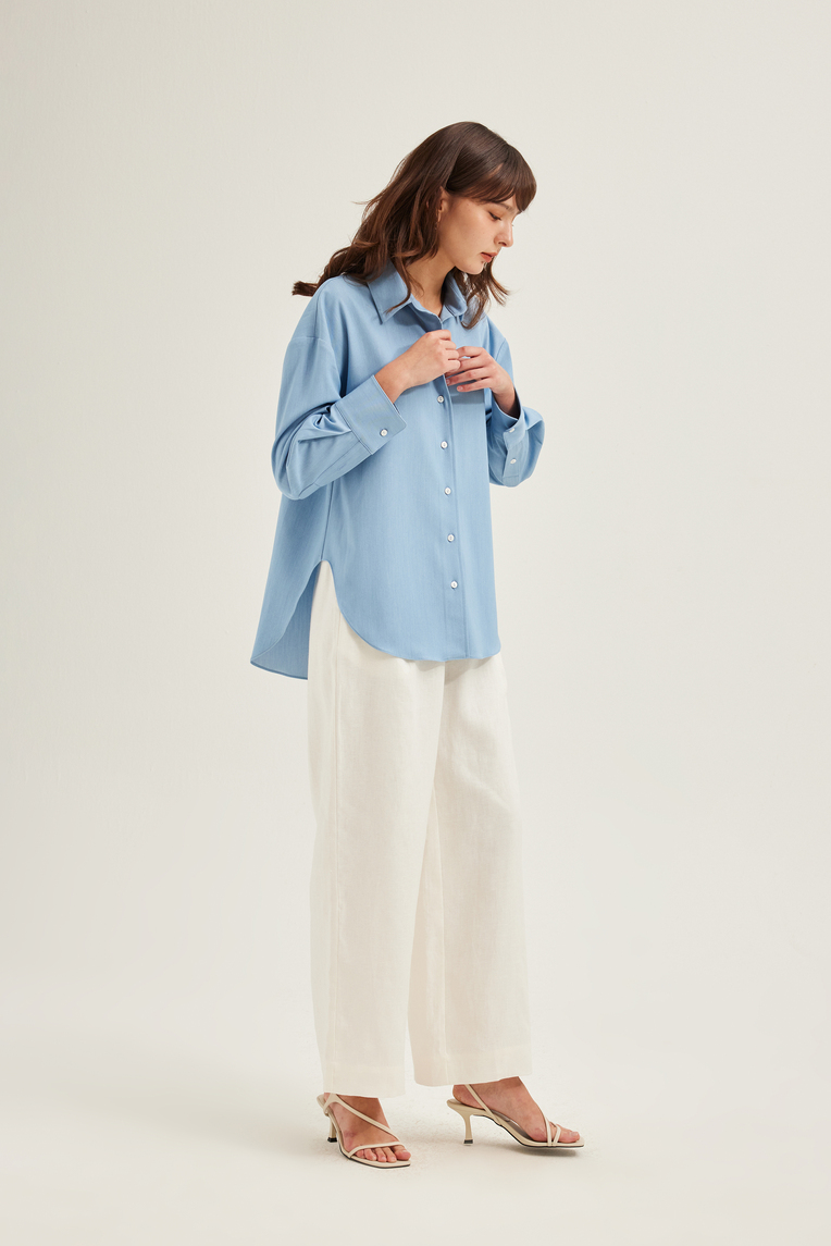 Chambray Oversized Shirt
