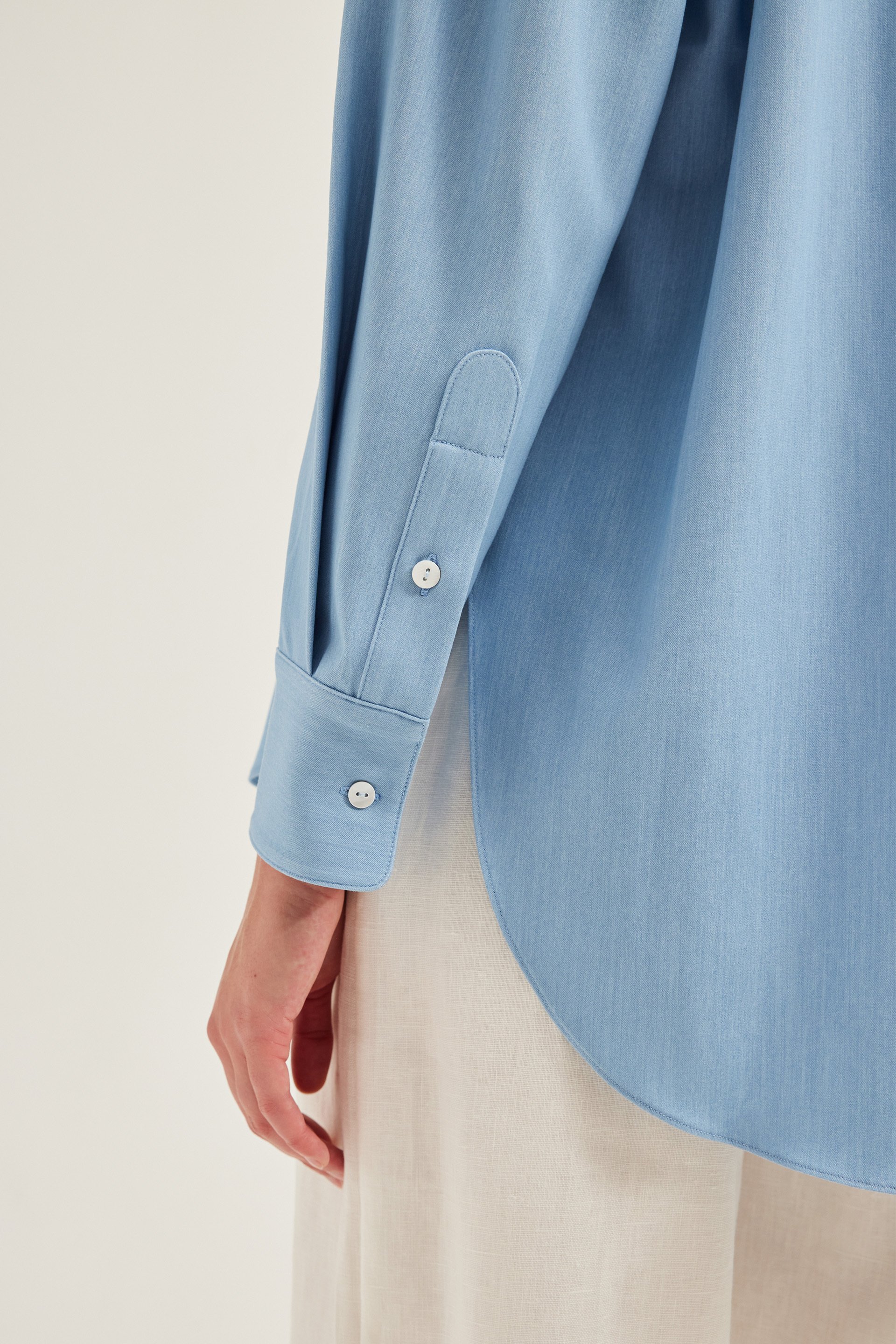 Chambray Oversized Shirt