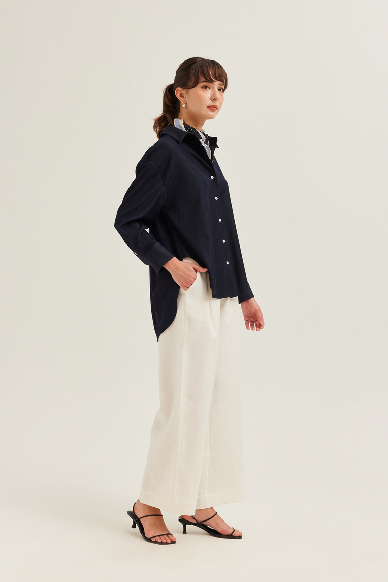 Chambray Oversized Shirt