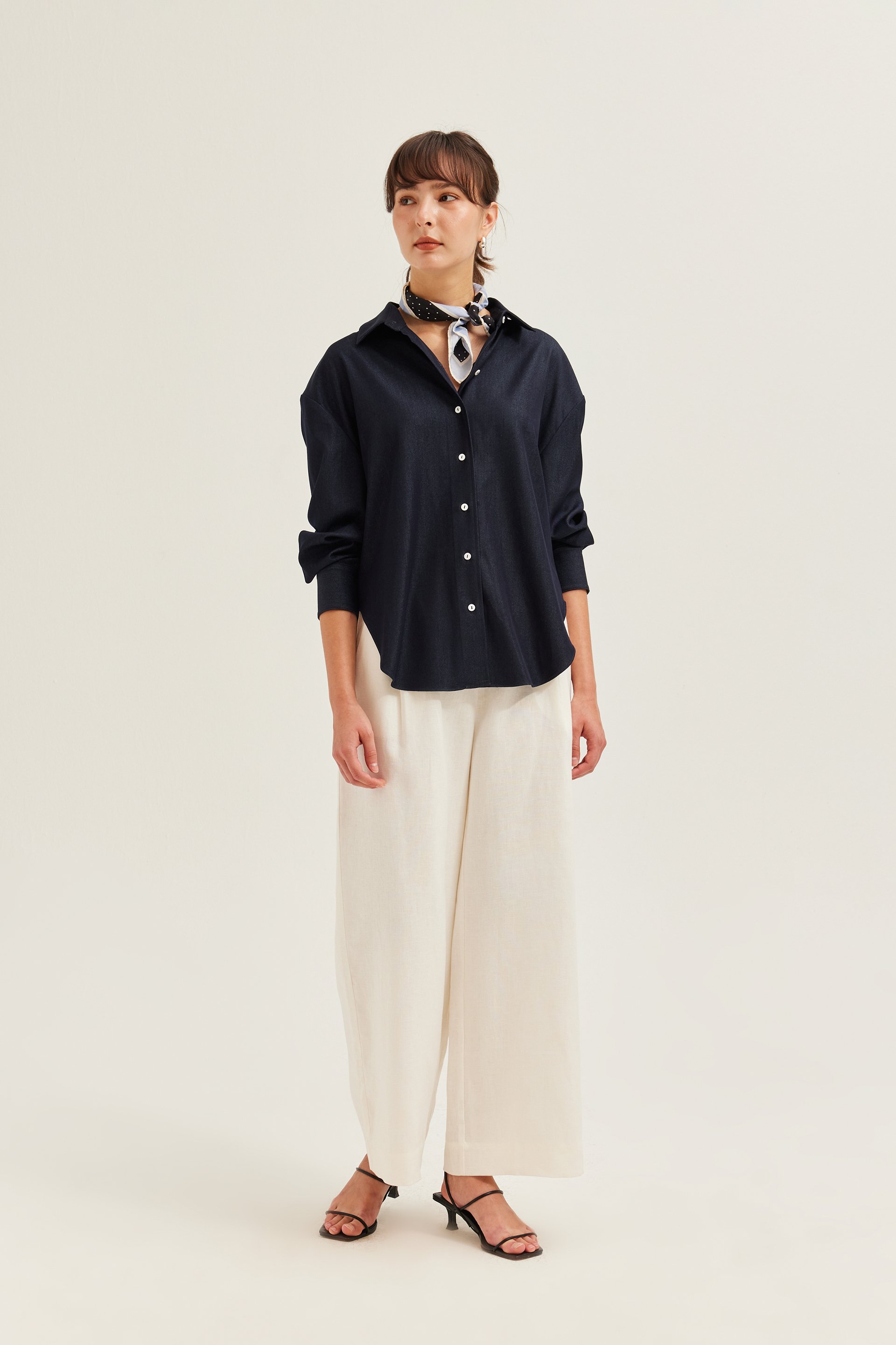 Chambray Oversized Shirt