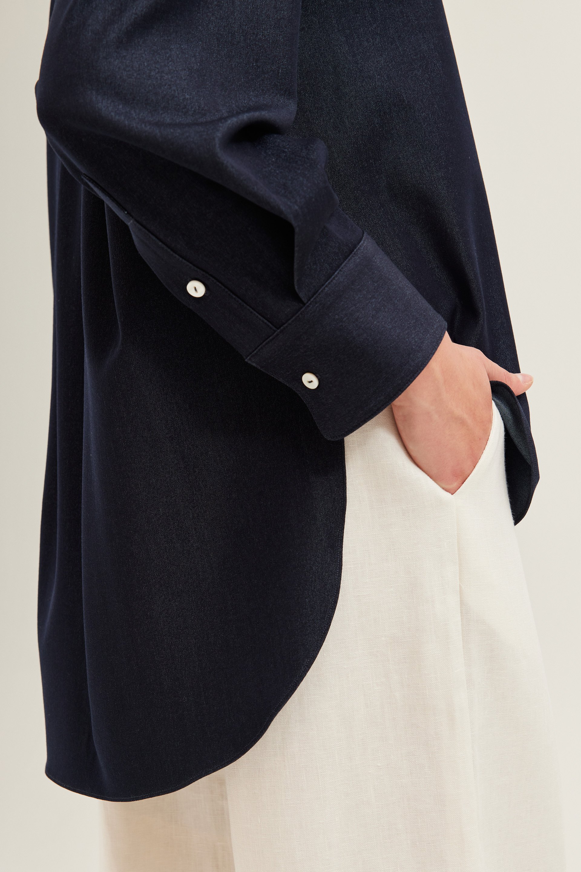 Chambray Oversized Shirt