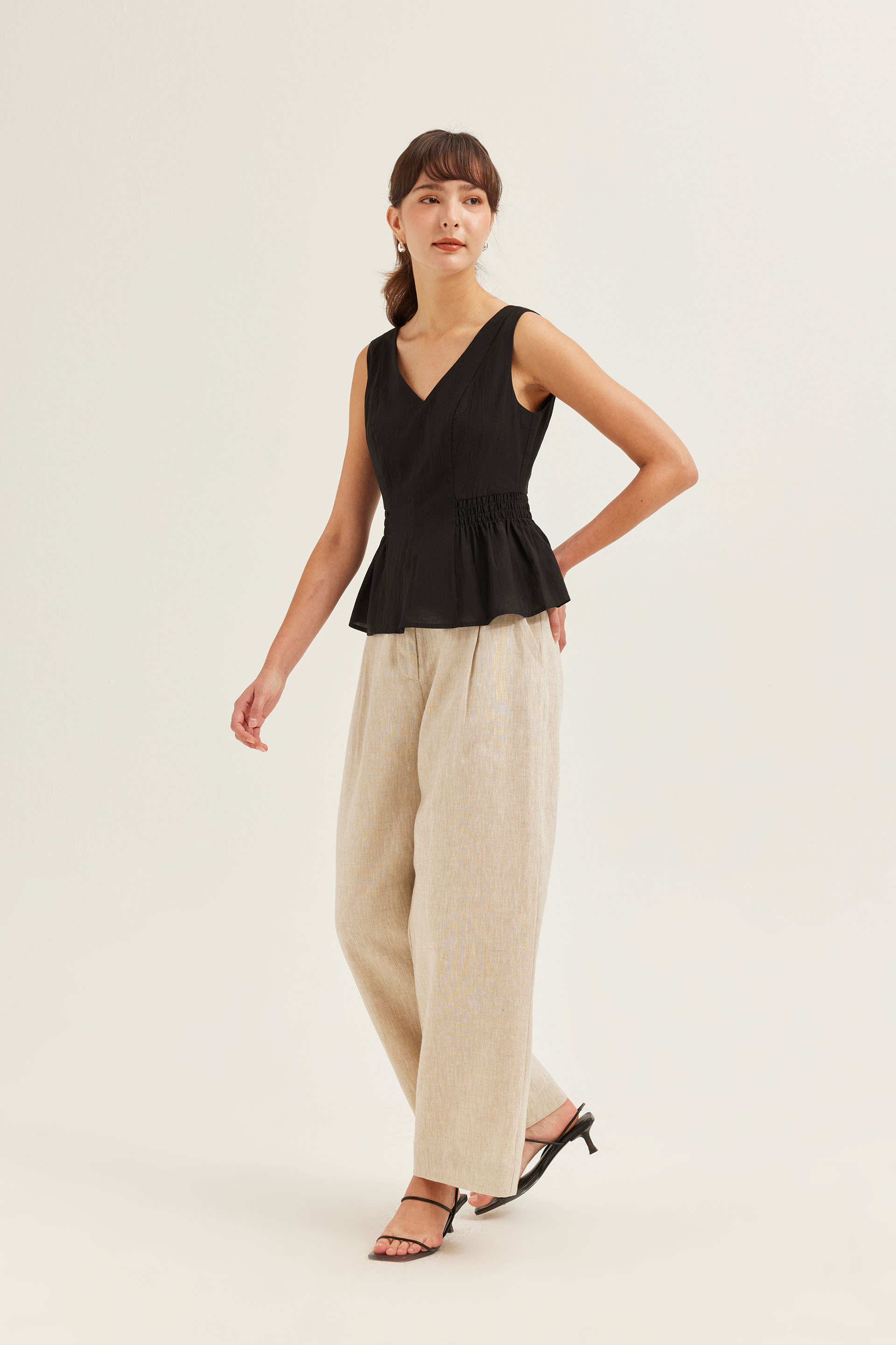 Linen Full-Length Trousers