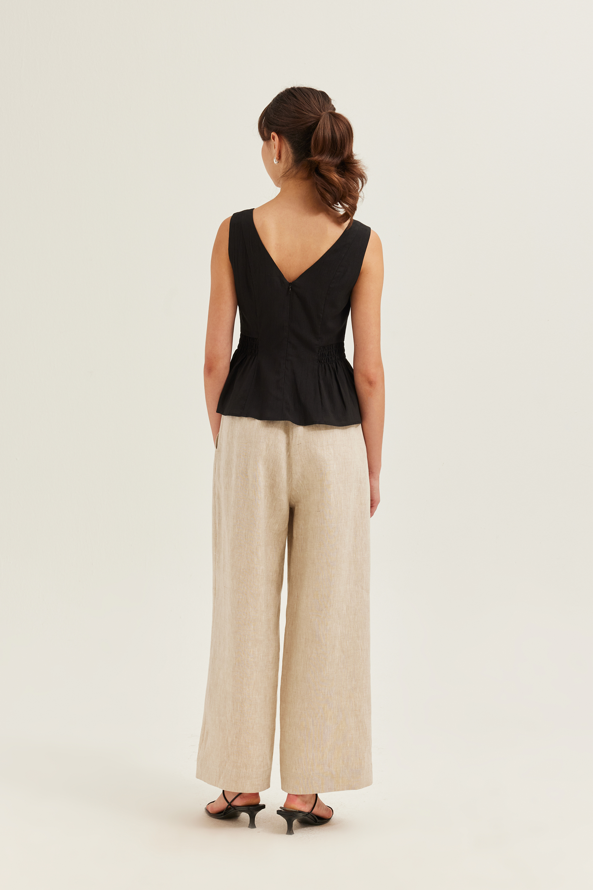 Linen Full-Length Trousers
