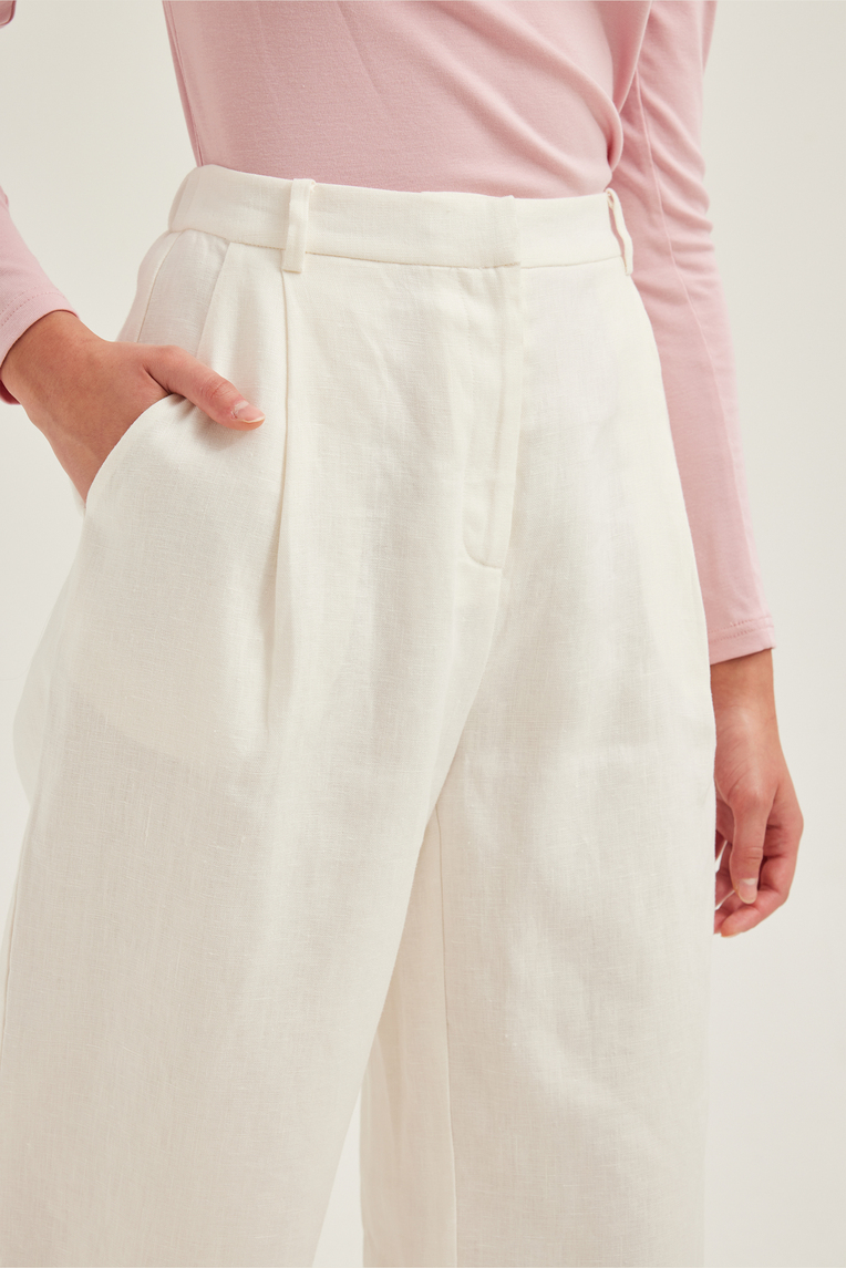 Linen Full-Length Trousers