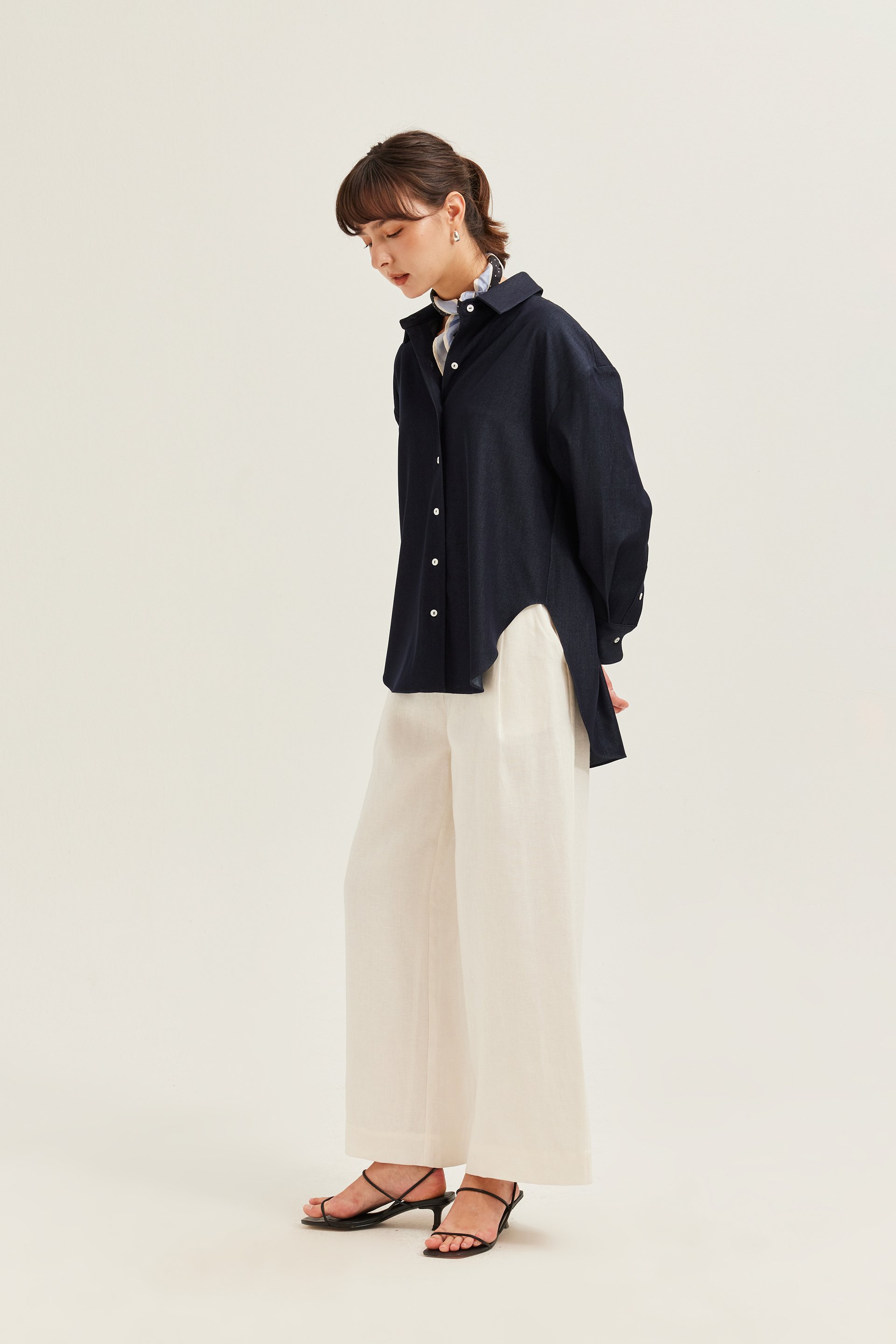 Linen Full-Length Trousers