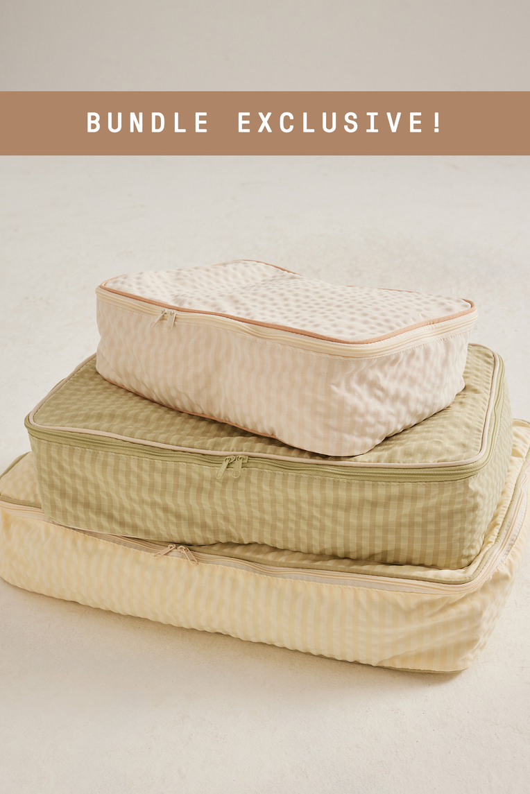 Striped Packing Cube Trio