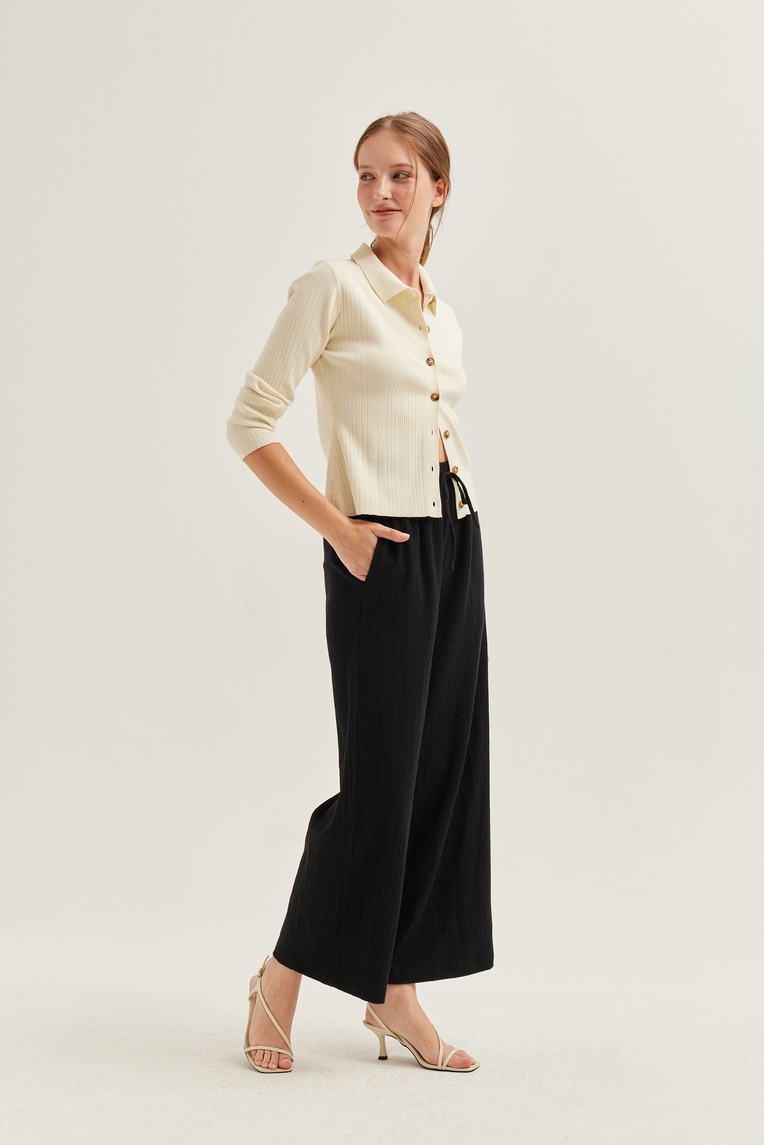 Textured Knit Pants