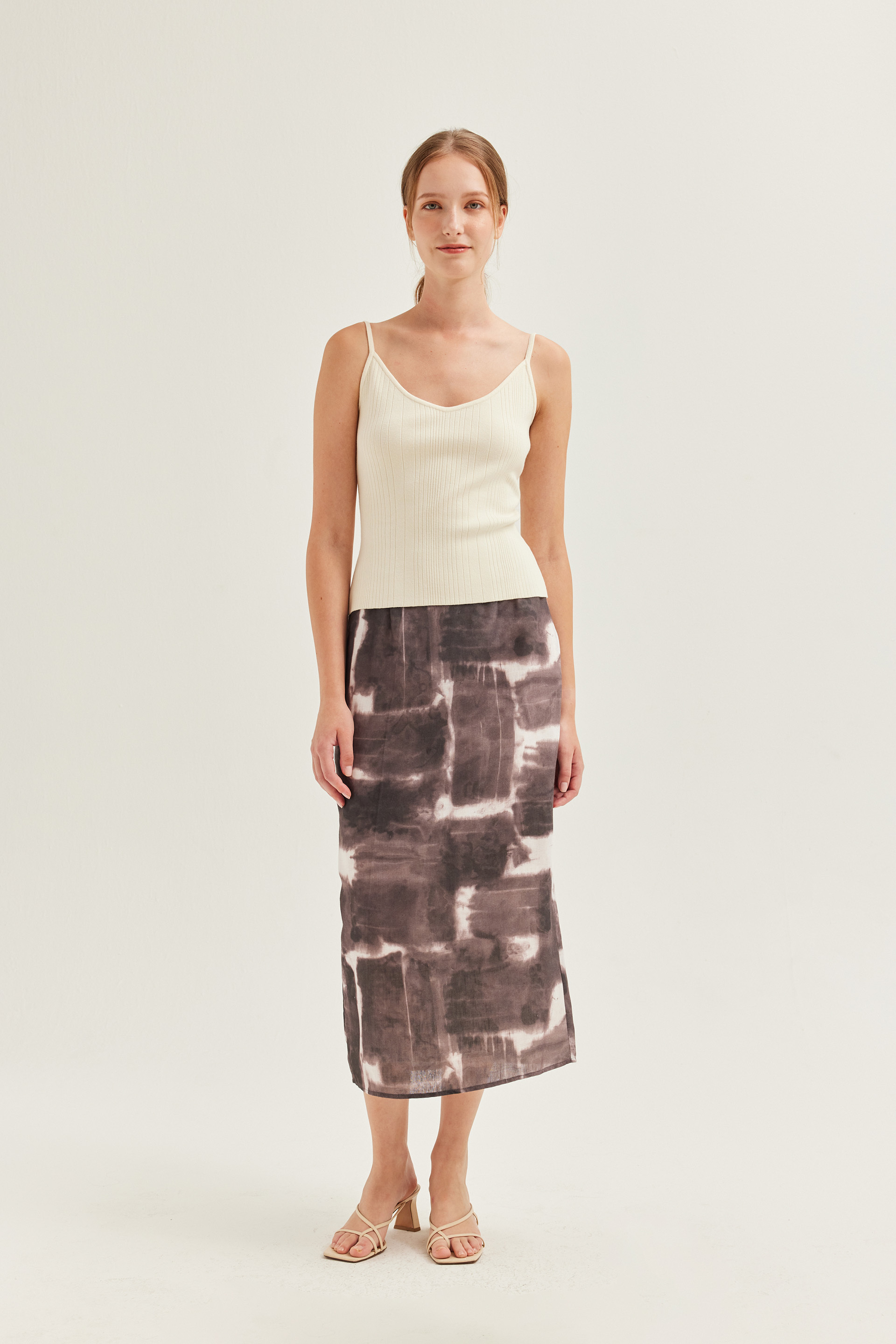 Fitted Ribbed Knit Cami