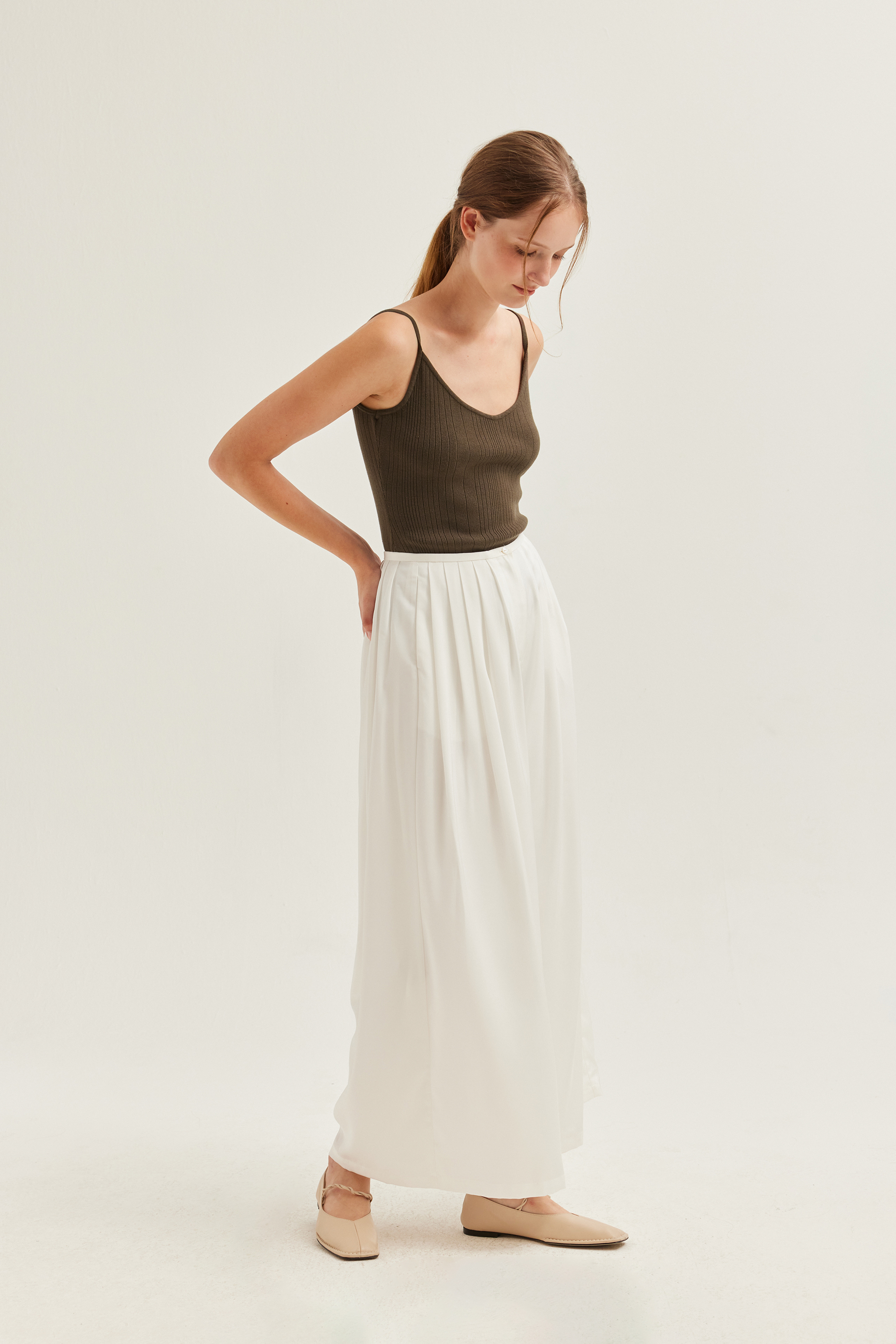 Fitted Ribbed Knit Cami
