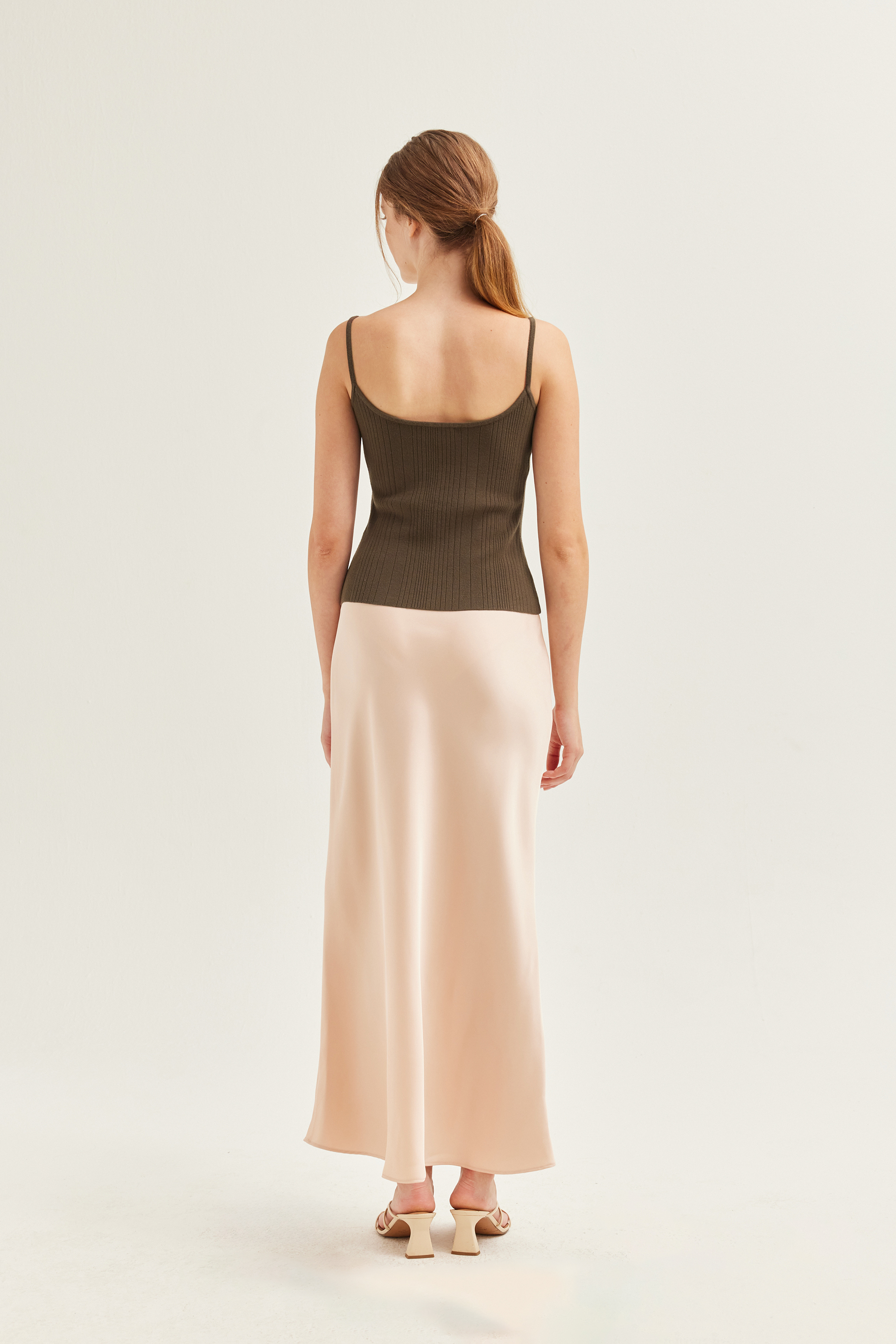 Fitted Ribbed Knit Cami