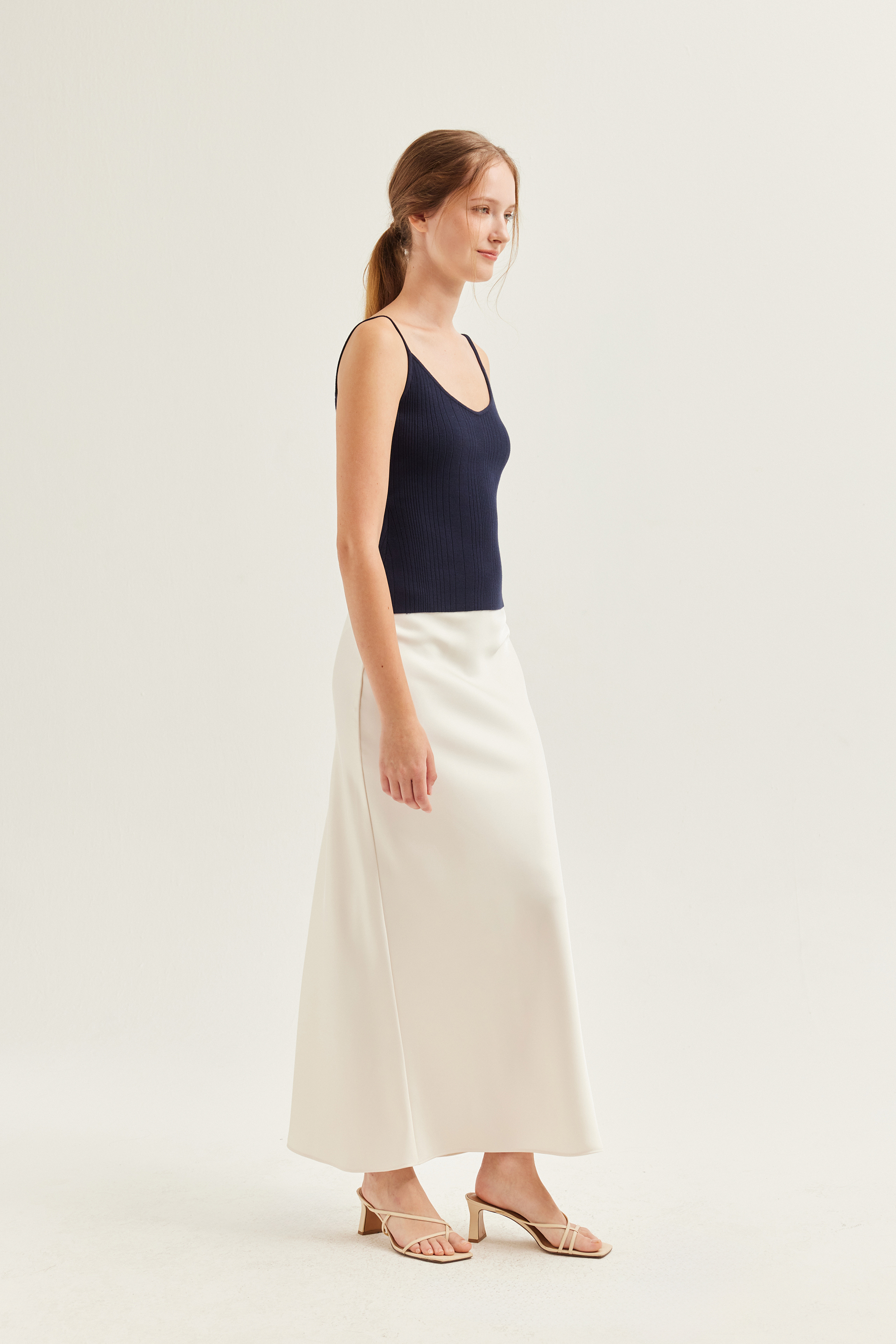 Fitted Ribbed Knit Cami