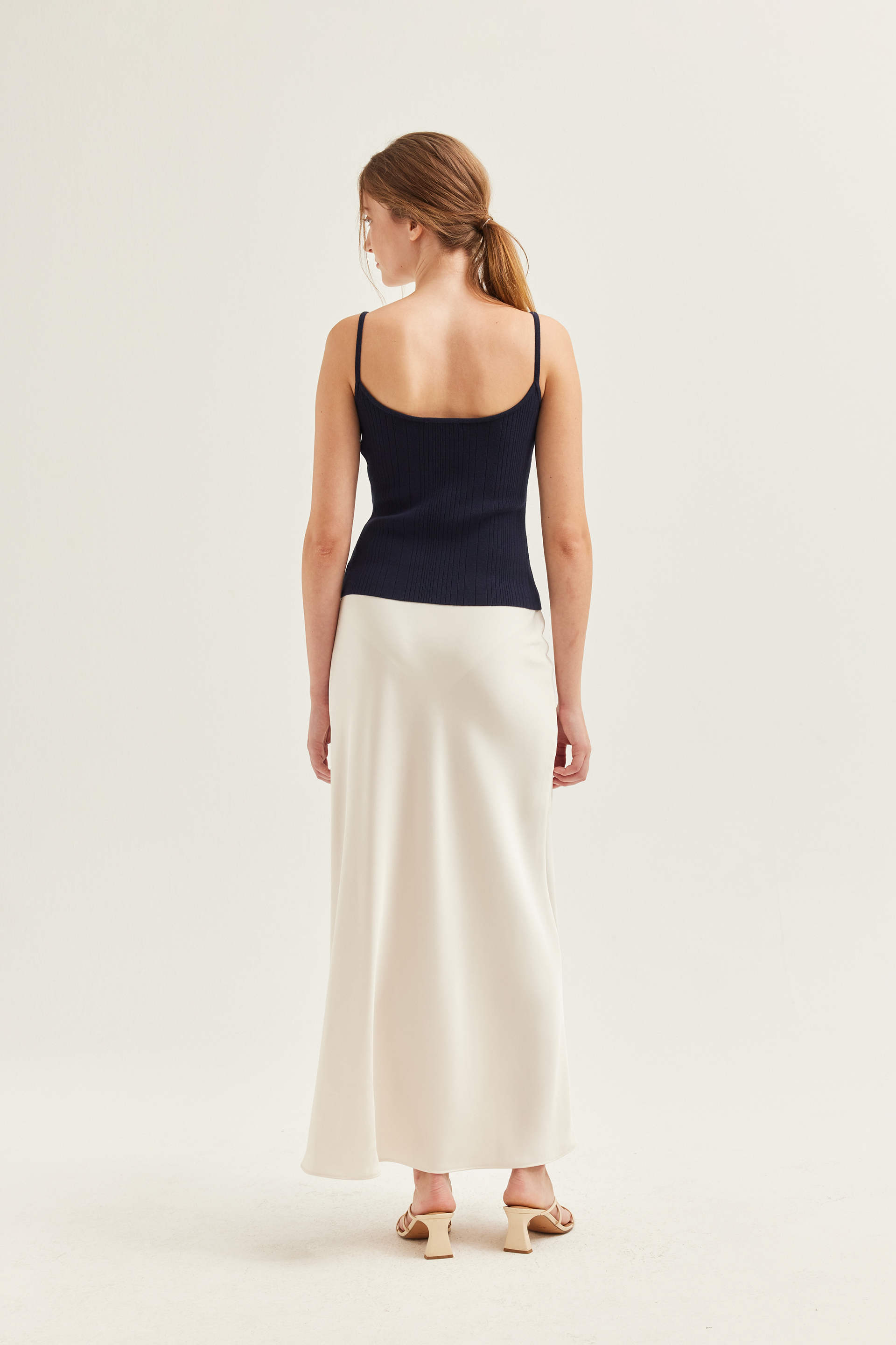 Fitted Ribbed Knit Cami