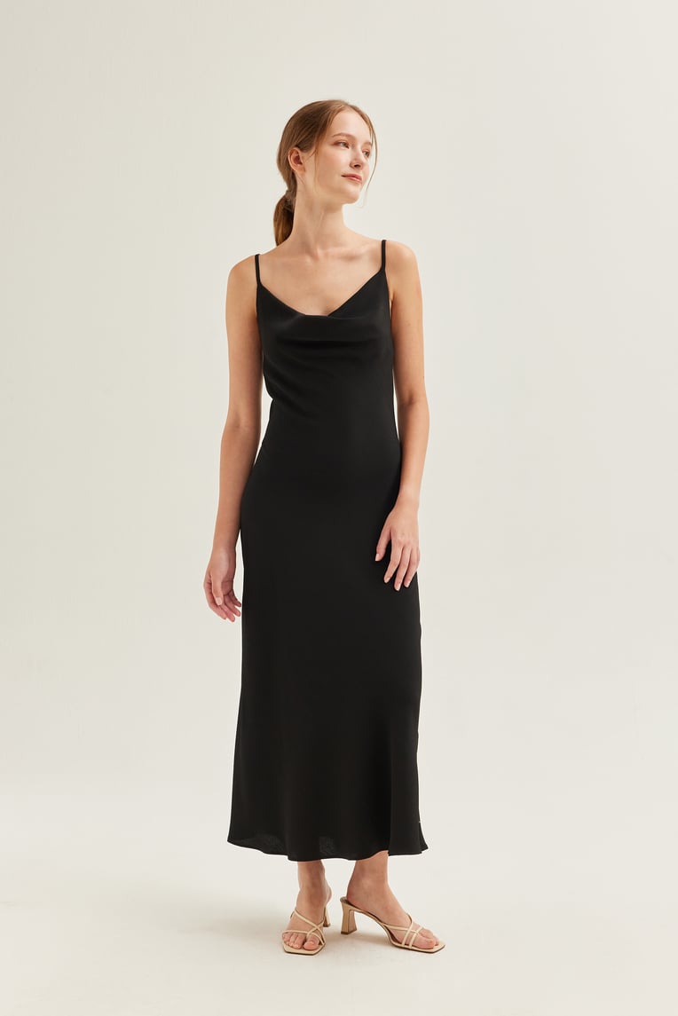 Cowl Neck Cami Dress