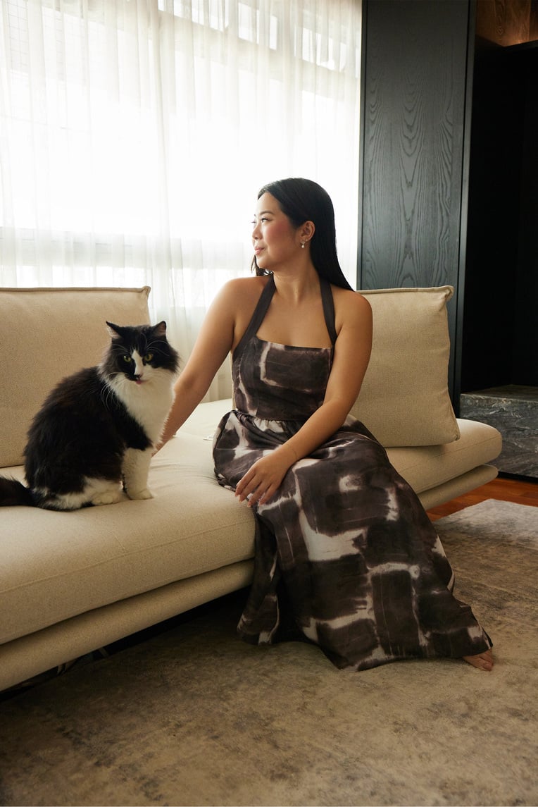 Untitled Halter Neck Dress