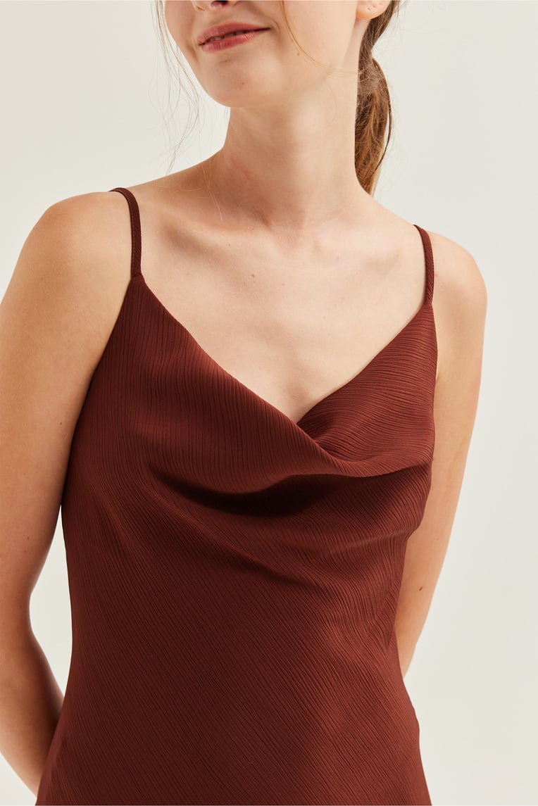 Cowl Neck Cami Dress