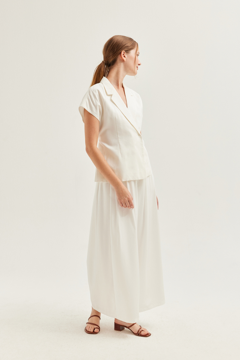 Wool-Blend Belted Overshirt