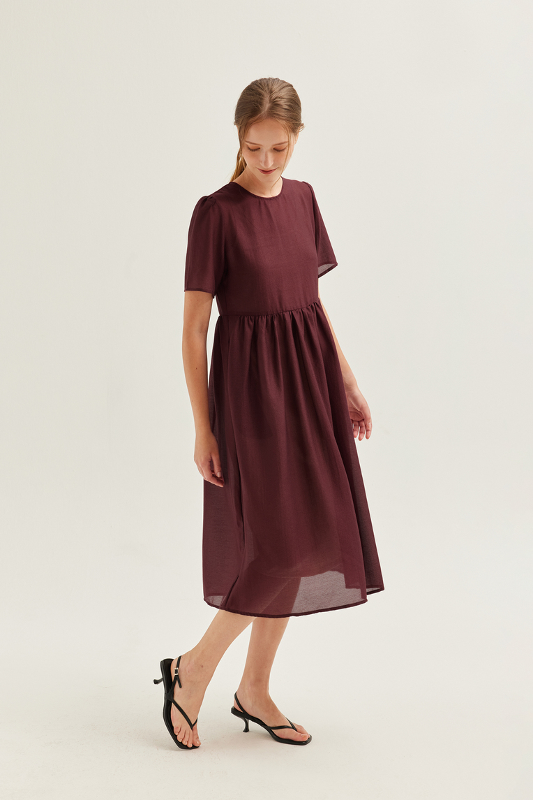 Organza Midi Dress
