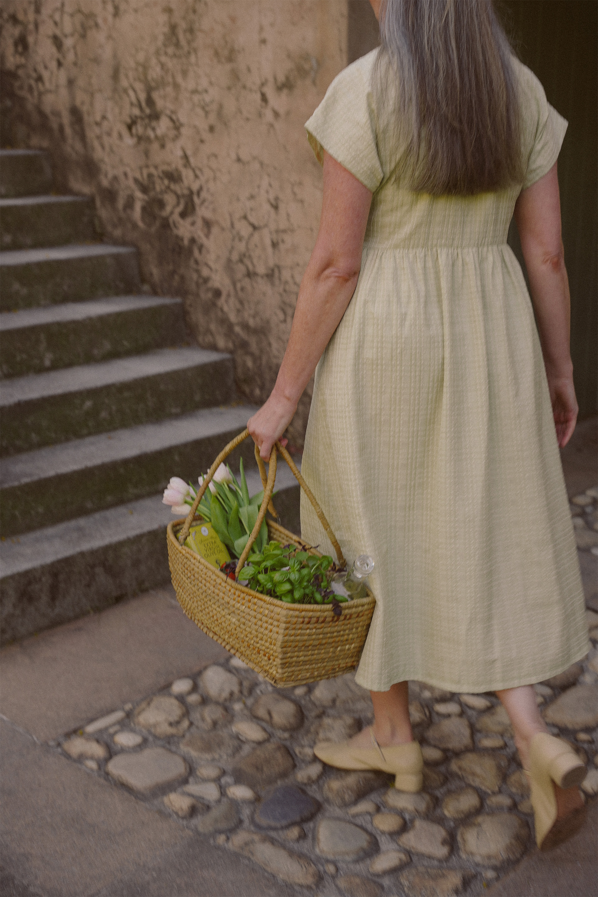 Textured Plaid Wrap Dress