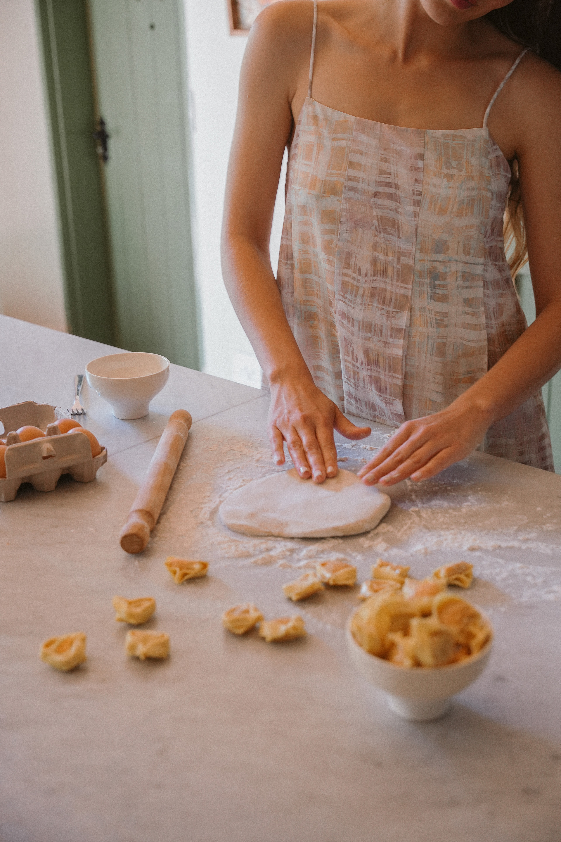 Tapestry Pleated Tent Dress