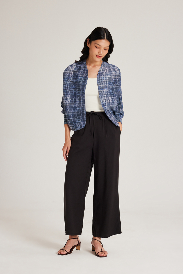 Tapestry Plissé Pleated Shrug