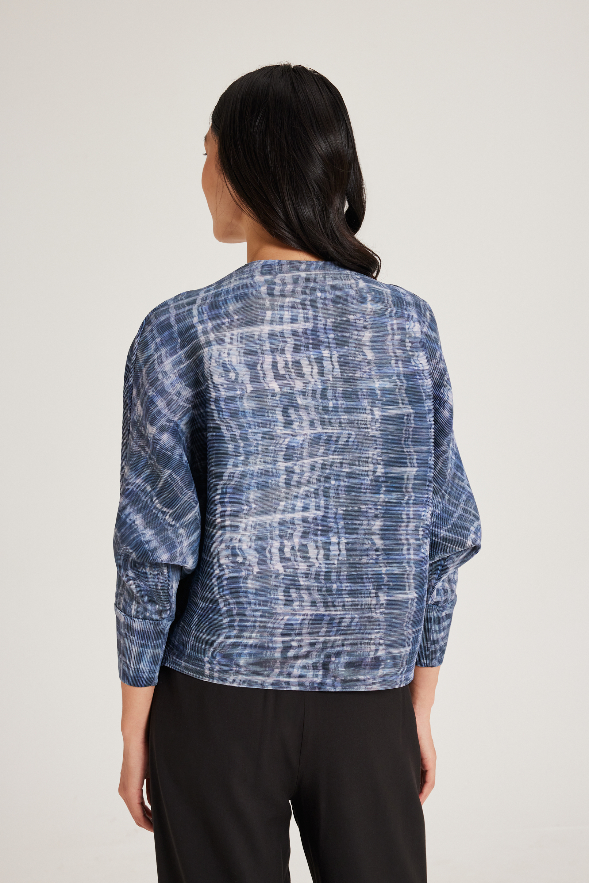 Tapestry Plissé Pleated Shrug