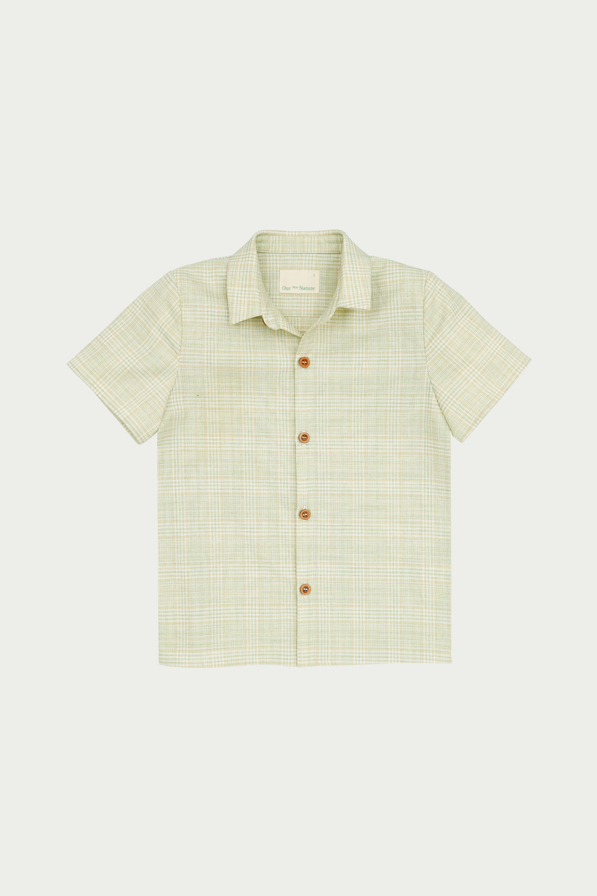 Boy's Plaid Collared Shirt