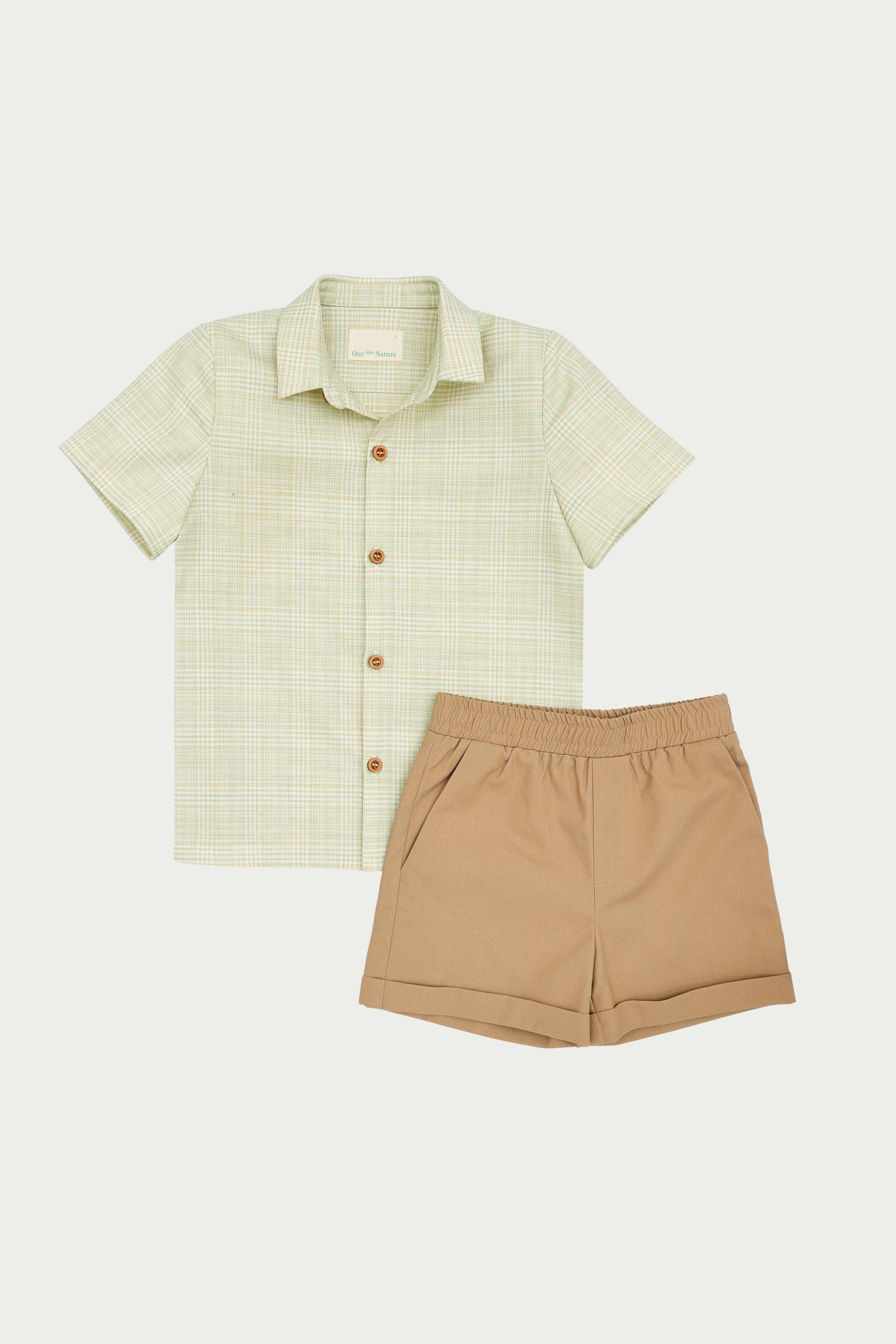 Boy's Plaid Collared Shirt